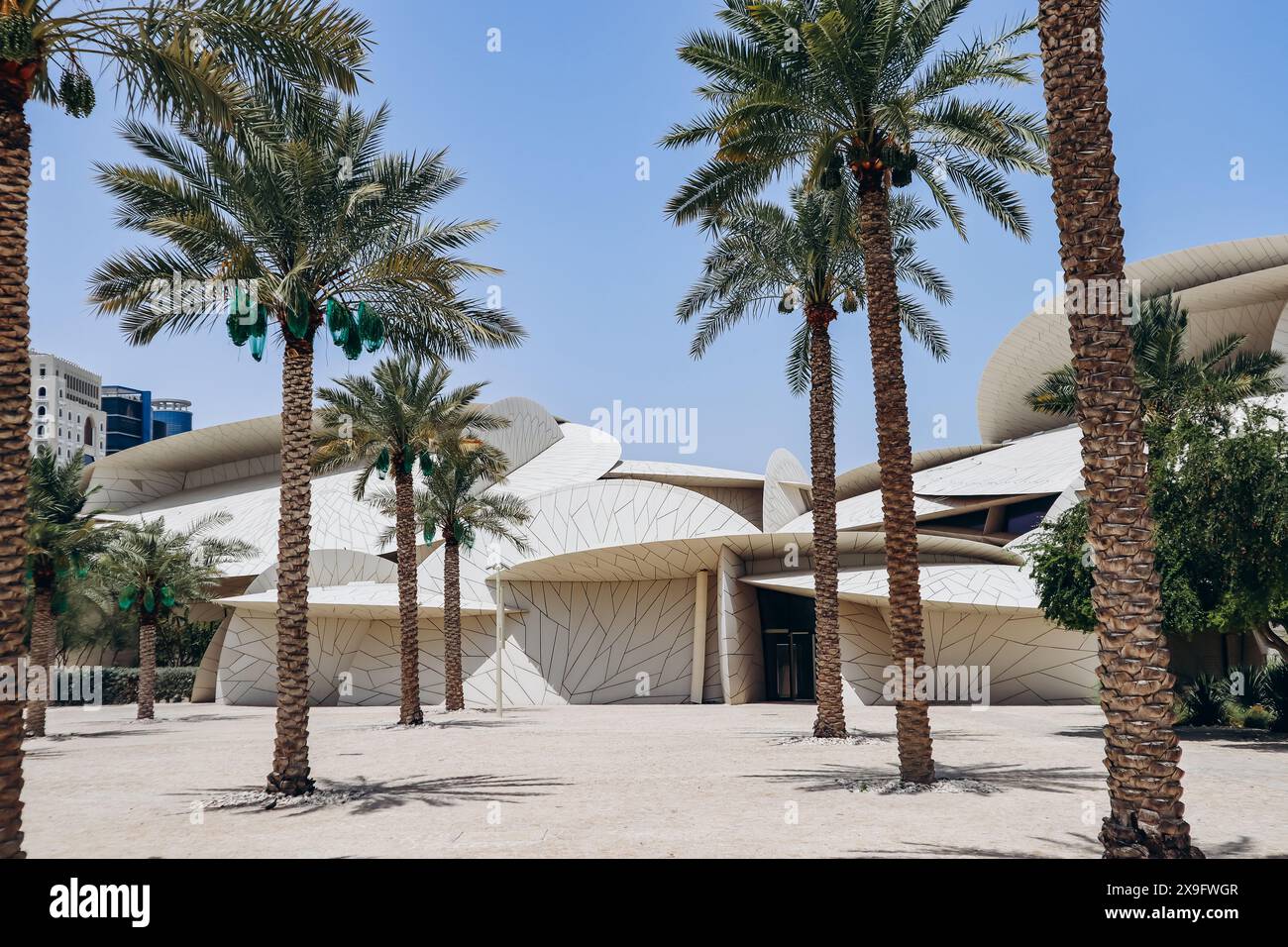 Le Musée national du Qatar à Doha, ouvert au public en 2019. Le