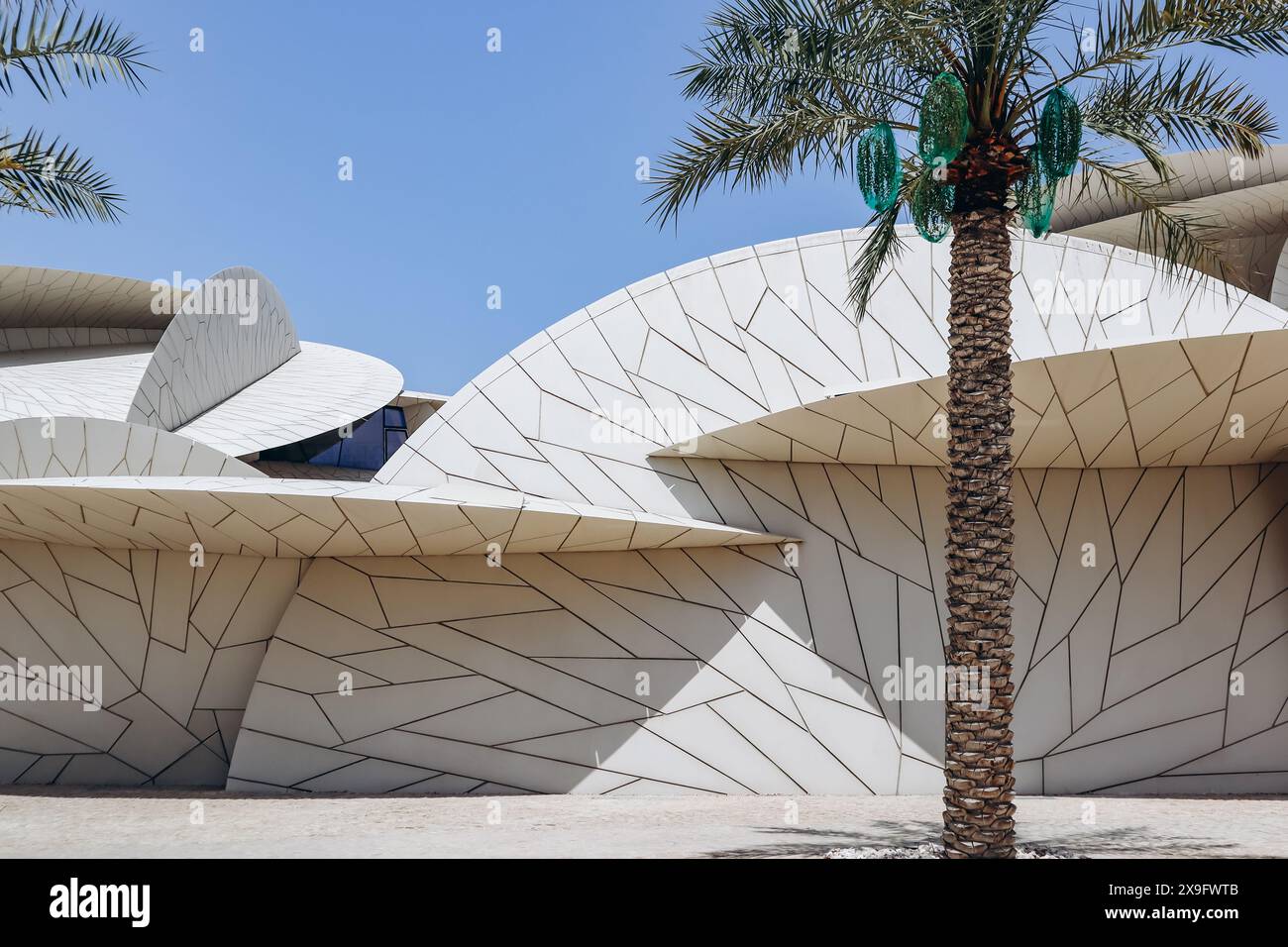 Le Musée national du Qatar à Doha, ouvert au public en 2019. Le