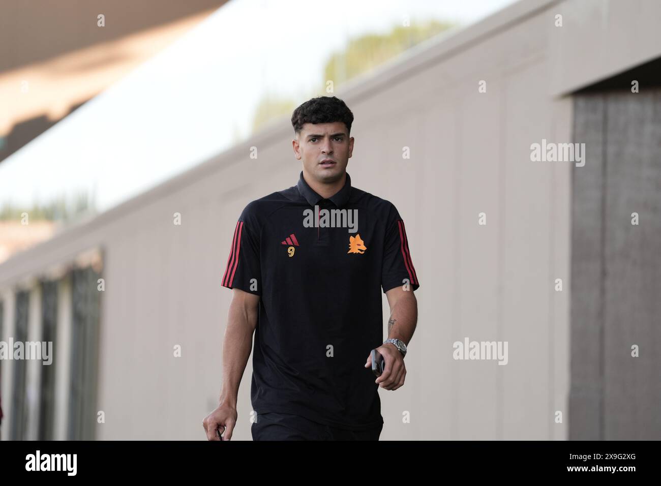 Firenze, Italie. 31 mai 2024. L'arrivée des joueurs roms lors de la finale du championnat italien de football Primavera Tim Cup 2023/2024 entre Sassuolo et Roma au Viola Park, Firenze Nord de l'Italie, vendredi 31 mai 2024. Sport - Soccer - (photo Massimo Paolone/LaPresse) crédit : LaPresse/Alamy Live News Banque D'Images