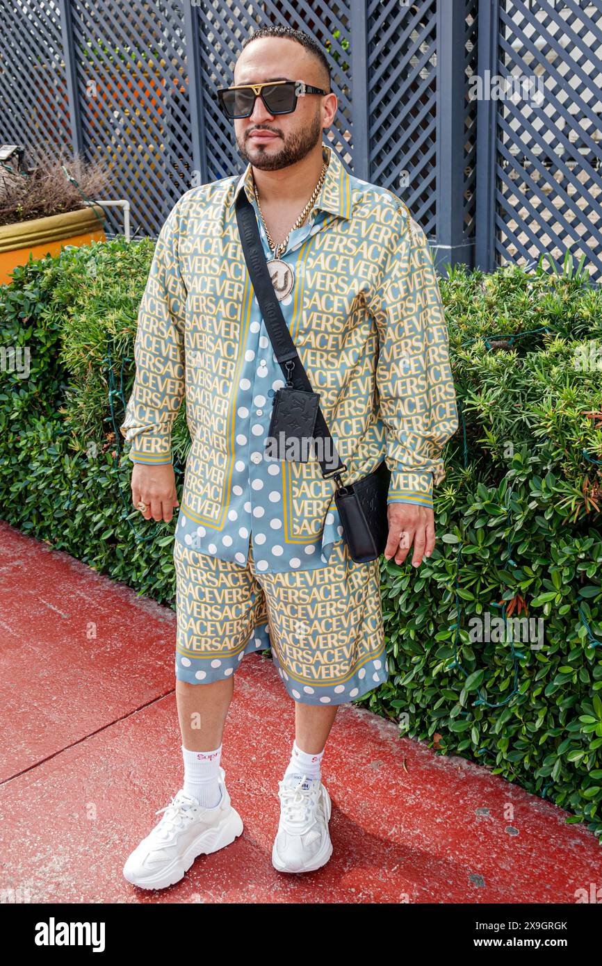 Miami Beach Floride, Lummus Park, Ocean Drive, week-end Art déco, fête de la foire de rue événement annuel, hispanique Latin Latino hispanique Latins Latinos, ethni Banque D'Images