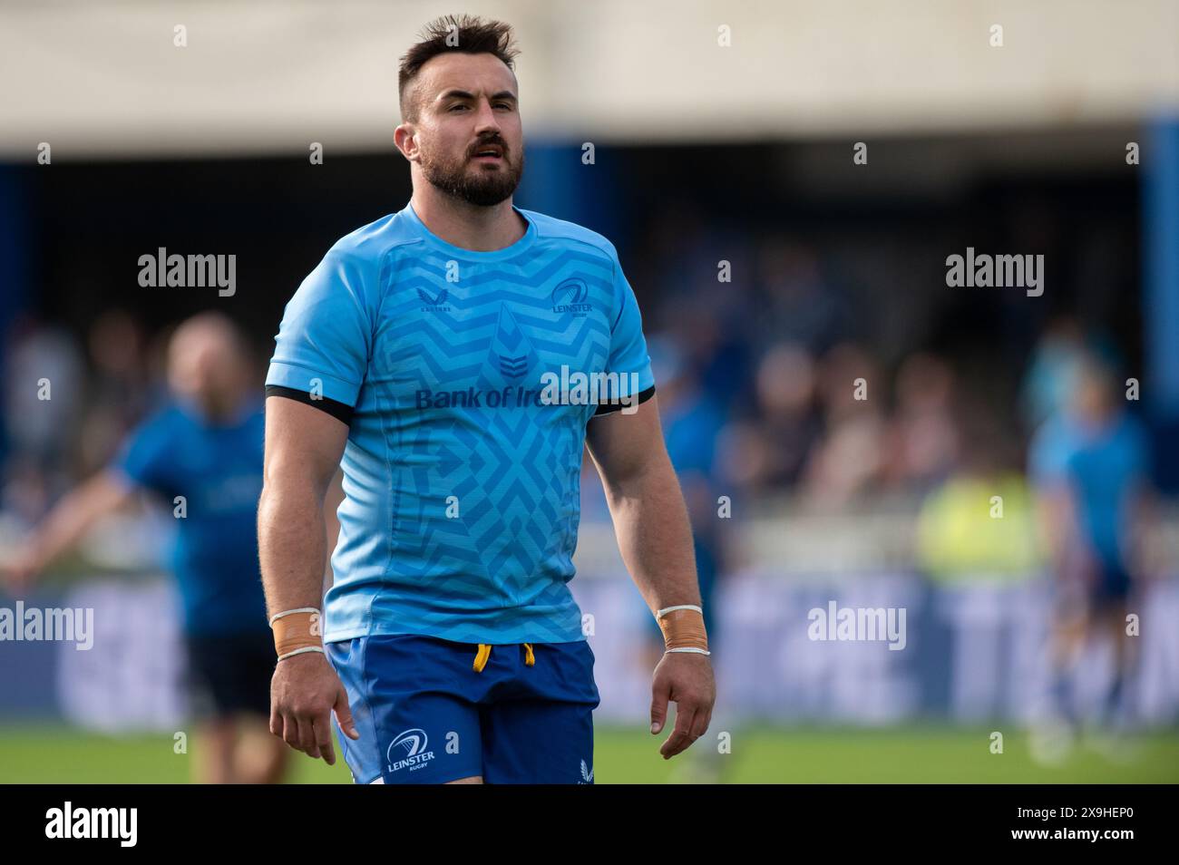 Dublin, Irlande. 01 juin 2024. Rónan Kelleher de Leinster lors du match de la ronde 18 du United Rugby entre Leinster Rugby et Connacht Rugby à la RDS Arena de Dublin, Irlande le 31 mai 2024 (photo by Andrew SURMA/ Credit : Sipa USA/Alamy Live News Banque D'Images