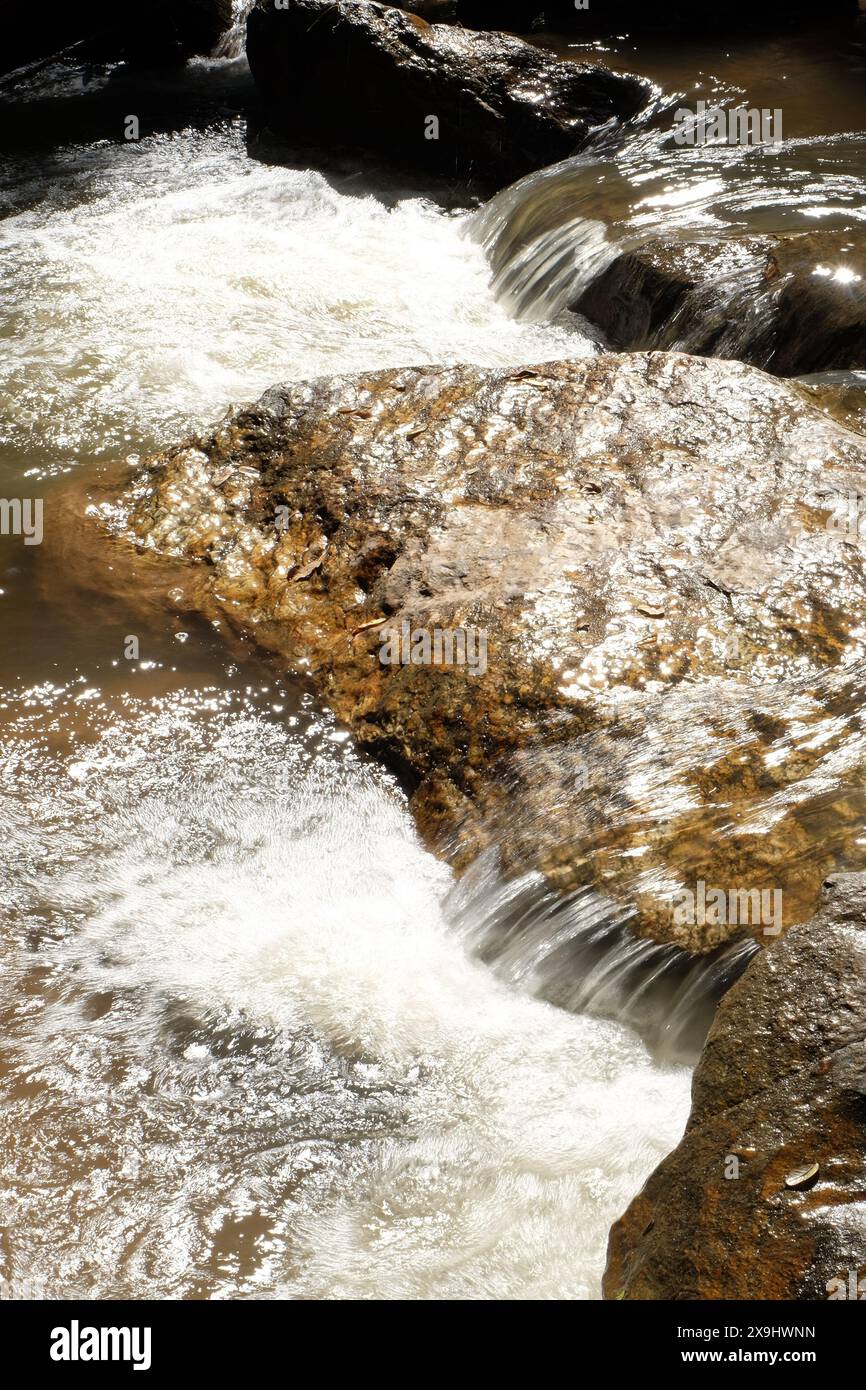 Détail de la cascade de Mae sa Banque D'Images