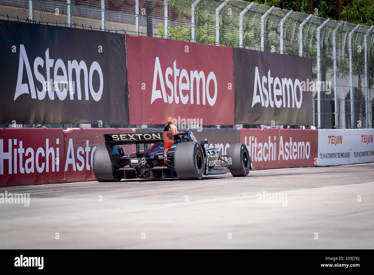 31 mai 2024, Detroit, Mi, États-Unis : le pilote de LA SÉRIE NTT INDYCAR, SANTINO FERRUCCI (14) de Woodbury, Connecticut, pratique pour le Grand Prix de Detroit dans Streets of Detroit à Detroit, mi. (Crédit image : © Walter G. Arce Sr./ASP via ZUMA Press Wire) USAGE ÉDITORIAL SEULEMENT! Non destiné à UN USAGE commercial ! Banque D'Images 31 mai 2024, Detroit, Mi, États-Unis : le pilote de LA SÉRIE NTT INDYCAR, SANTINO FERRUCCI (14) de Woodbury, Connecticut, pratique pour le Grand Prix de Detroit dans Streets of Detroit à Detroit, mi. (Crédit image : © Walter G. Arce Sr./ASP via ZUMA Press Wire) USAGE ÉDITORIAL SEULEMENT! Non destiné à UN USAGE commercial ! Banque D'Images