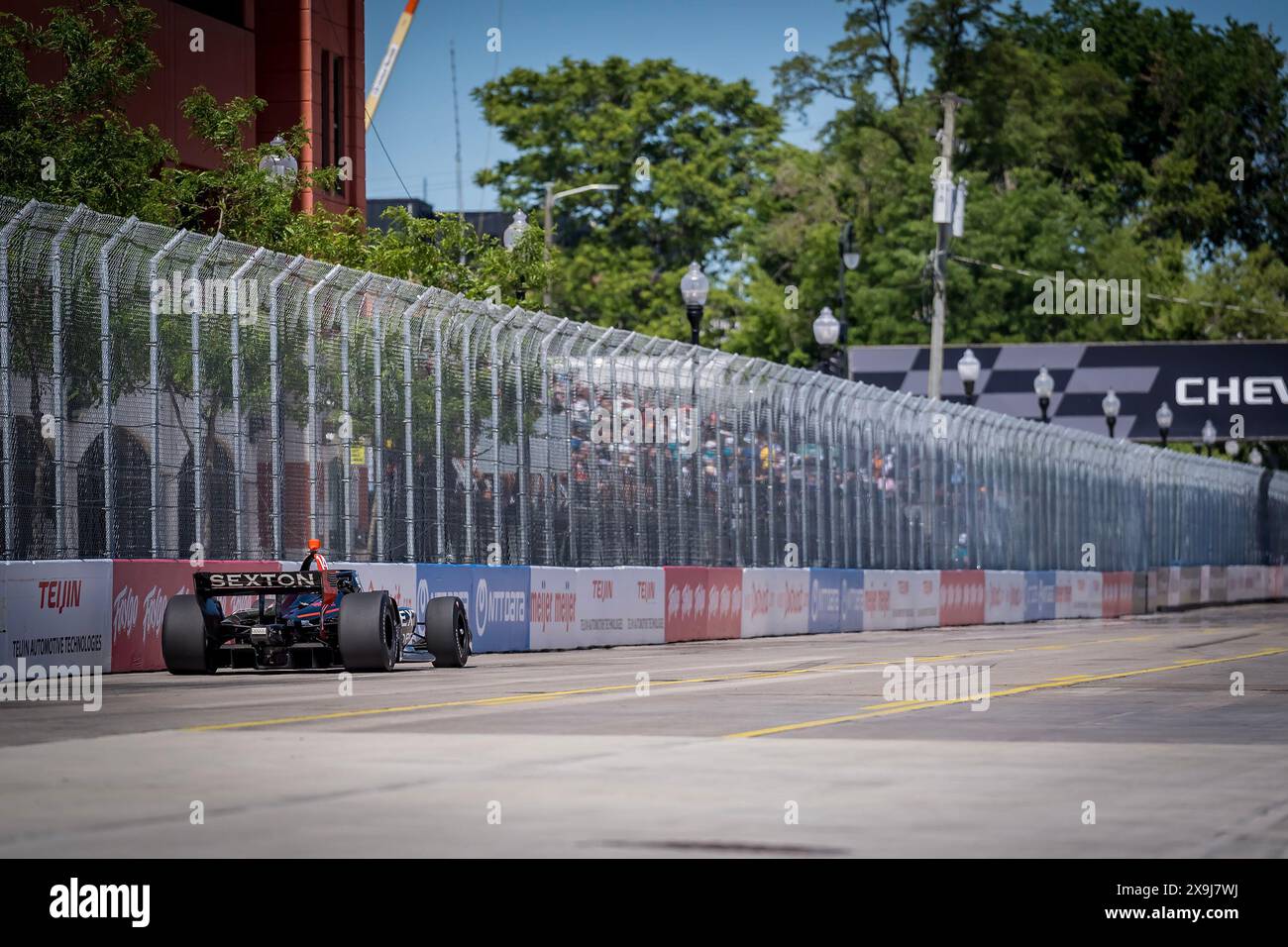31 mai 2024, Detroit, Mi, États-Unis : le pilote de LA SÉRIE NTT INDYCAR, SANTINO FERRUCCI (14) de Woodbury, Connecticut, pratique pour le Grand Prix de Detroit dans Streets of Detroit à Detroit, mi. (Crédit image : © Walter G. Arce Sr./ASP via ZUMA Press Wire) USAGE ÉDITORIAL SEULEMENT! Non destiné à UN USAGE commercial ! Banque D'Images 31 mai 2024, Detroit, Mi, États-Unis : le pilote de LA SÉRIE NTT INDYCAR, SANTINO FERRUCCI (14) de Woodbury, Connecticut, pratique pour le Grand Prix de Detroit dans Streets of Detroit à Detroit, mi. (Crédit image : © Walter G. Arce Sr./ASP via ZUMA Press Wire) USAGE ÉDITORIAL SEULEMENT! Non destiné à UN USAGE commercial ! Banque D'Images