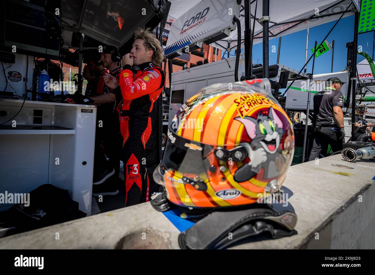 31 mai 2024, Detroit, Mi, États-Unis : SANTINO FERRUCCI (14), pilote de LA SÉRIE NTT INDYCAR de Woodbury, Connecticut, se prépare à s'entraîner pour le Grand Prix de Detroit dans les rues de Detroit à Detroit, mi. (Crédit image : © Walter G. Arce Sr./ASP via ZUMA Press Wire) USAGE ÉDITORIAL SEULEMENT! Non destiné à UN USAGE commercial ! Banque D'Images 31 mai 2024, Detroit, Mi, États-Unis : SANTINO FERRUCCI (14), pilote de LA SÉRIE NTT INDYCAR de Woodbury, Connecticut, se prépare à s'entraîner pour le Grand Prix de Detroit dans les rues de Detroit à Detroit, mi. (Crédit image : © Walter G. Arce Sr./ASP via ZUMA Press Wire) USAGE ÉDITORIAL SEULEMENT! Non destiné à UN USAGE commercial ! Banque D'Images