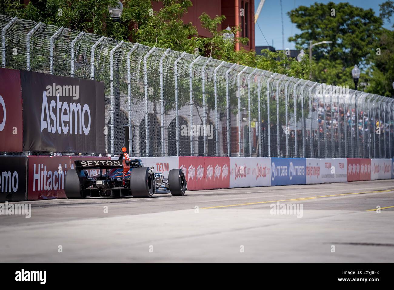 31 mai 2024, Detroit, Mi, États-Unis : le pilote de LA SÉRIE NTT INDYCAR, SANTINO FERRUCCI (14) de Woodbury, Connecticut, pratique pour le Grand Prix de Detroit dans Streets of Detroit à Detroit, mi. (Crédit image : © Walter G. Arce Sr./ASP via ZUMA Press Wire) USAGE ÉDITORIAL SEULEMENT! Non destiné à UN USAGE commercial ! Banque D'Images 31 mai 2024, Detroit, Mi, États-Unis : le pilote de LA SÉRIE NTT INDYCAR, SANTINO FERRUCCI (14) de Woodbury, Connecticut, pratique pour le Grand Prix de Detroit dans Streets of Detroit à Detroit, mi. (Crédit image : © Walter G. Arce Sr./ASP via ZUMA Press Wire) USAGE ÉDITORIAL SEULEMENT! Non destiné à UN USAGE commercial ! Banque D'Images