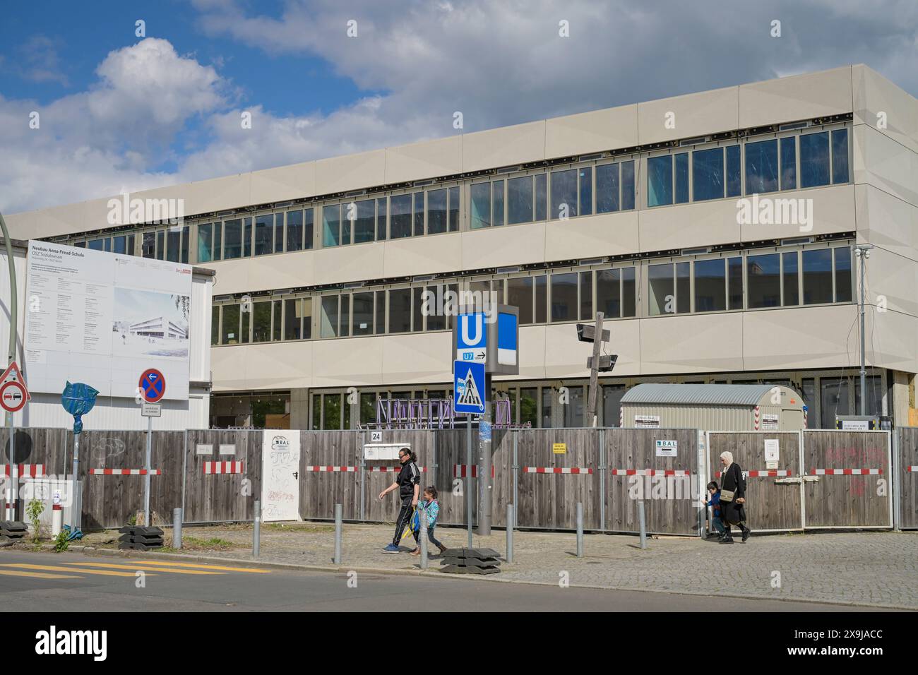 Neubau Anna-Freud-Schule, Halemweg, Charlottenburg, Berlin, Deutschland Banque D'Images