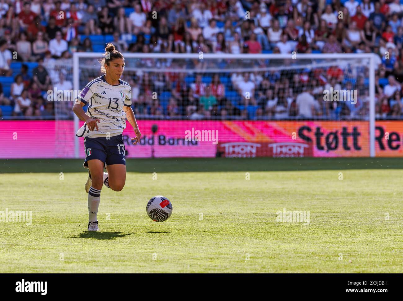 Oslo, Norvège. 31 mai 2024. ELISA Bartoli (13 ans), italienne, vue lors du match des qualifications européennes de l'UEFA entre la Norvège et l'Italie au stade Ullevaal à Oslo. (Crédit photo : Gonzales photo/Alamy Live News Banque D'Images
