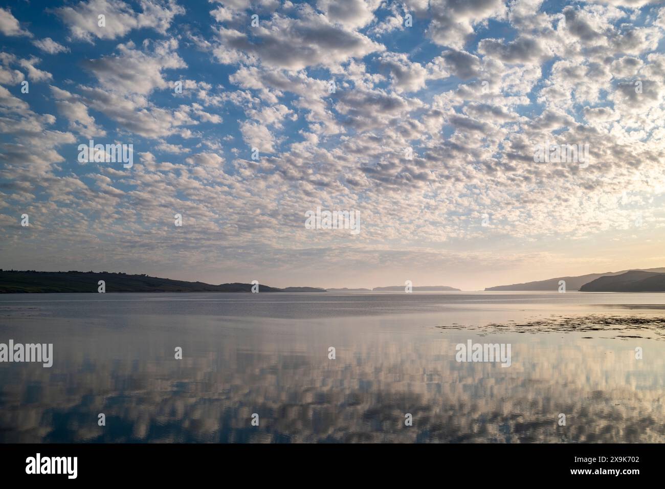 Aube sur le Kyle of Tongue sur la route North Coast 500. Mai 2024 Banque D'Images