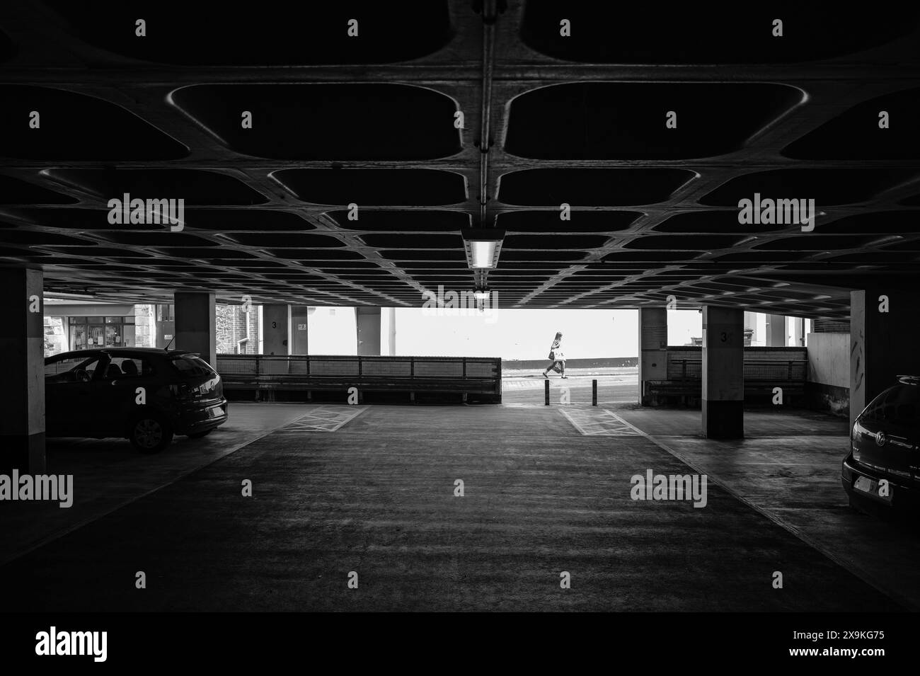 MOORFIELD À PLUSIEURS ÉTAGES PARKING CALENICK STREET TRURO TR1 2QD CORNWALL CONSTRUIT EN 1970 Banque D'Images