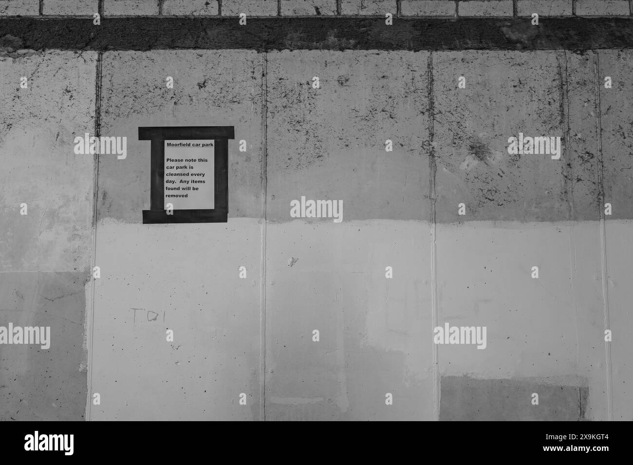 MOORFIELD À PLUSIEURS ÉTAGES PARKING CALENICK STREET TRURO TR1 2QD CORNWALL CONSTRUIT EN 1970 Banque D'Images