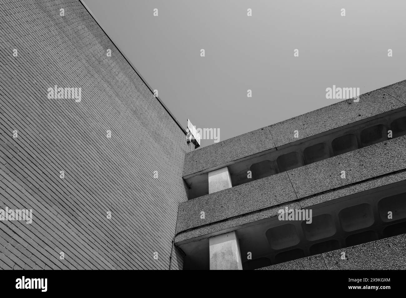 MOORFIELD À PLUSIEURS ÉTAGES PARKING CALENICK STREET TRURO TR1 2QD CORNWALL CONSTRUIT EN 1970 Banque D'Images