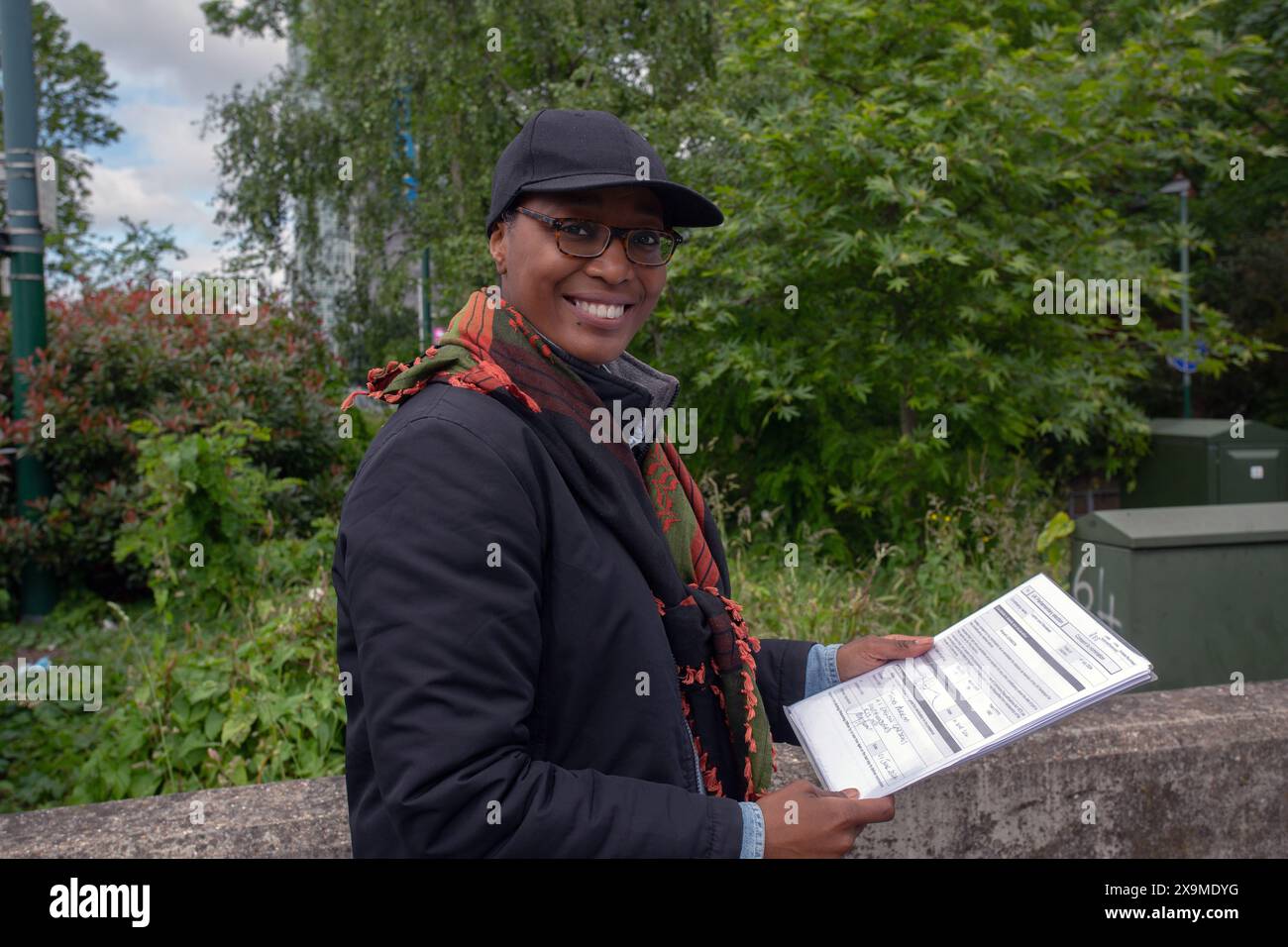 Londres, Royaume-Uni. 1er juin 2024. La conseillère de Redbridge Shannell Johnson quitte le Parti travailliste pour devenir candidate parlementaire indépendante et se présenter contre le secrétaire à la santé de l'ombre aux prochaines élections générales. Horst Friedrichs /Alamy Live News Banque D'Images