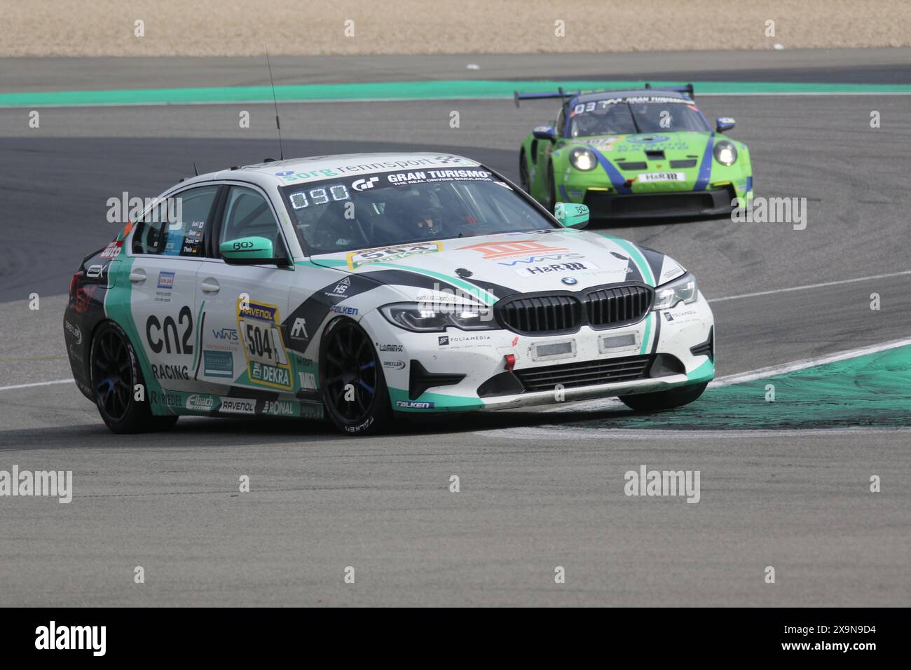 Piet-Jan Ooms (Zwaag/NDL) / Habs Joachim Theiss (Werne/DEU) / Mathias Baar (Wuppertal/DEU) / Yutaka (Seki (Yokohama/JPN), #504, BMW 330i, Team : SRS Team Sorg Rennsport (DEU), Motorsport, ADAC Ravenol 24H Rennen Nuerburgring, Nuerburg, Nuerburg, 30.05.2024 - 02.06.2024, Samstag 01.06.2024 Foseto : Eaugen/Pressefost.06.06.10.06. Banque D'Images