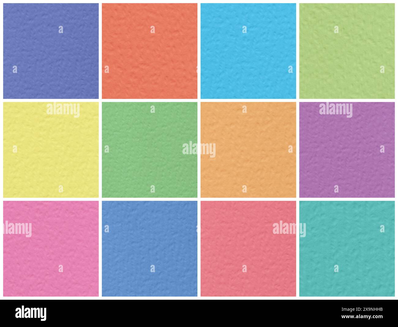 fond de couleur abstrait : photos carrées de texture de papier coloré Banque D'Images