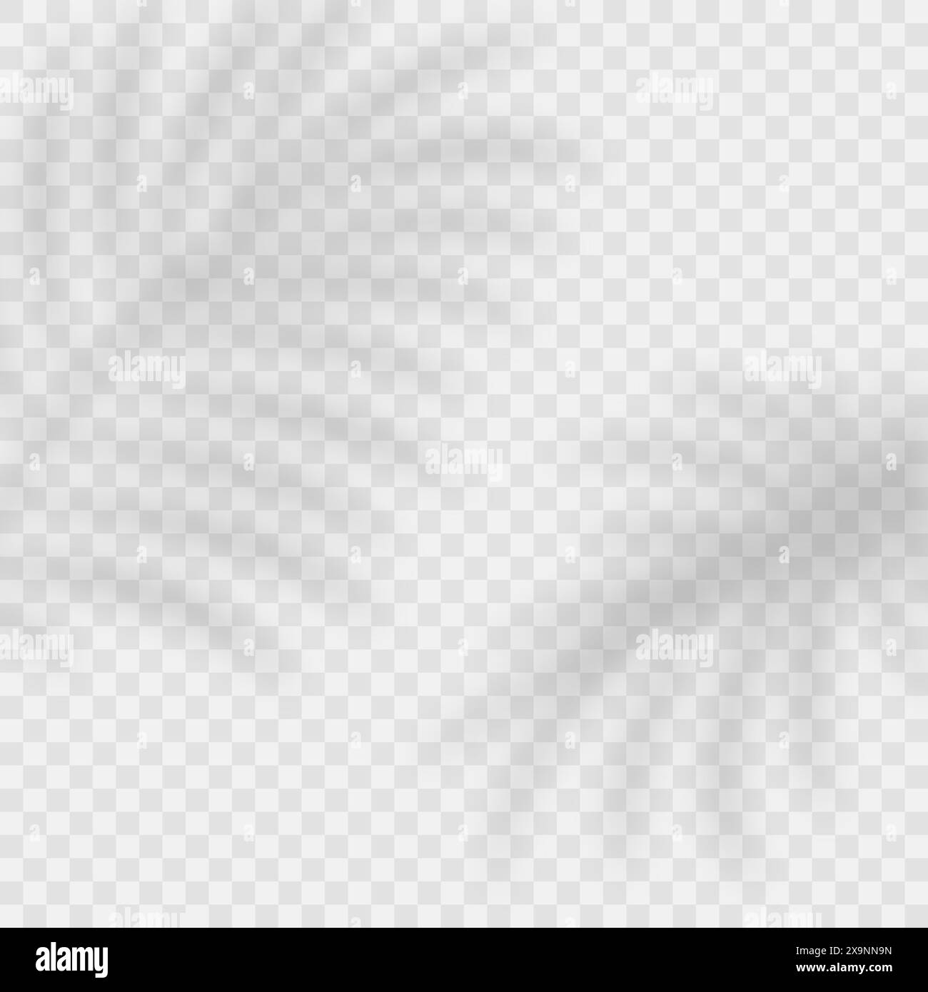 Effets d'ombre transparents vectoriels. Feuilles tropicales, fond carré de recouvrement d'ombre de feuilles de palmier. Superpositions d'ombres sur fond transparent. Feuille de palmier Illustration de Vecteur