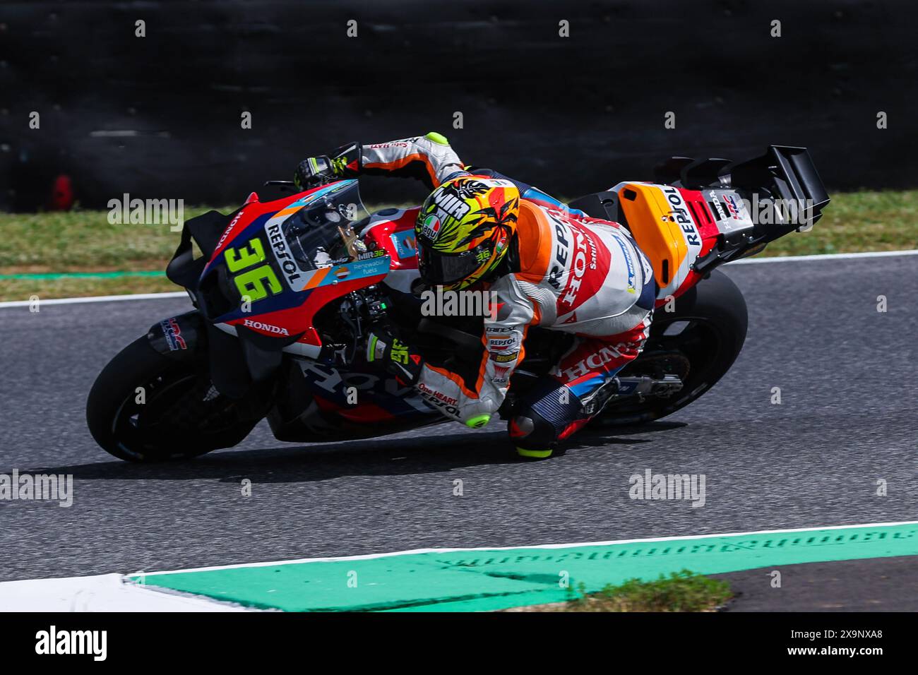 Scarperia, Italie. 31 mai 2024. Joan Mir d'Espagne et l'écurie Repsol Honda en action lors du MotoGP GP7 Gran Premio d'Italia Brembo - essais libres sur le circuit de Mugello. Crédit : SOPA images Limited/Alamy Live News Banque D'Images