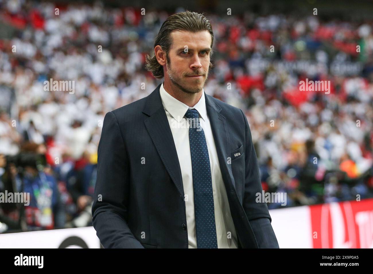 Londres, Royaume-Uni. 01 juin 2024. Gareth Bale lors de la finale Borussia Dortmund contre Real Madrid UEFA Champions League au stade de Wembley, Londres, Angleterre, Royaume-Uni le 1er juin 2024 crédit : Every second Media/Alamy Live News Banque D'Images
