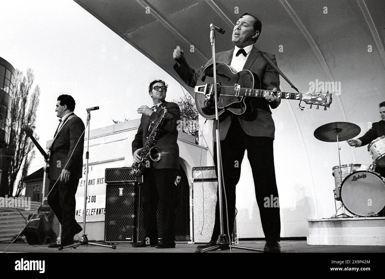 BILL HALEY Rock`n roll musiciens États-Unis Banque D'Images