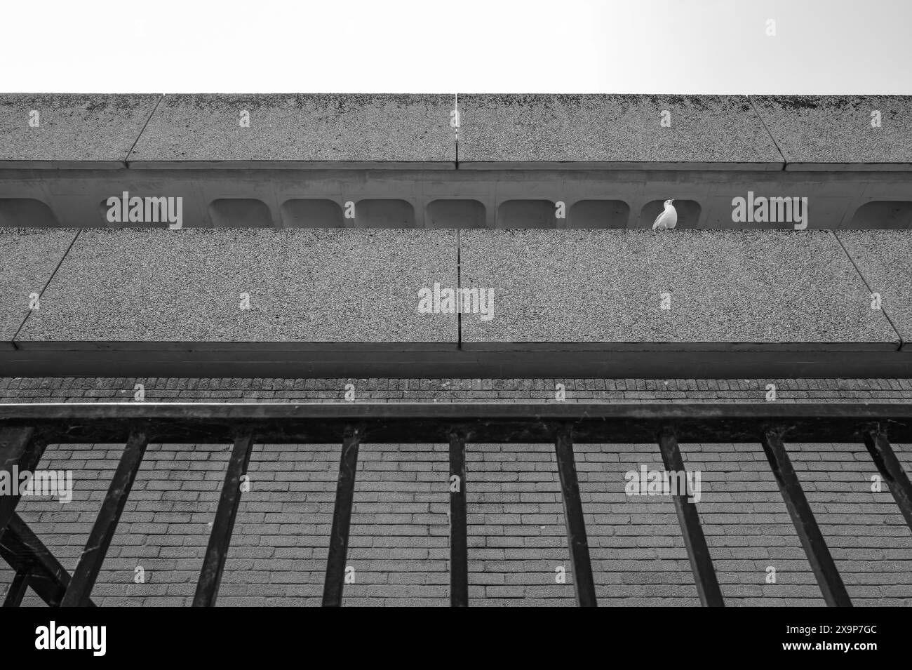 MOORFIELD À PLUSIEURS ÉTAGES PARKING CALENICK STREET TRURO TR1 2QD CORNWALL CONSTRUIT EN 1970 Banque D'Images