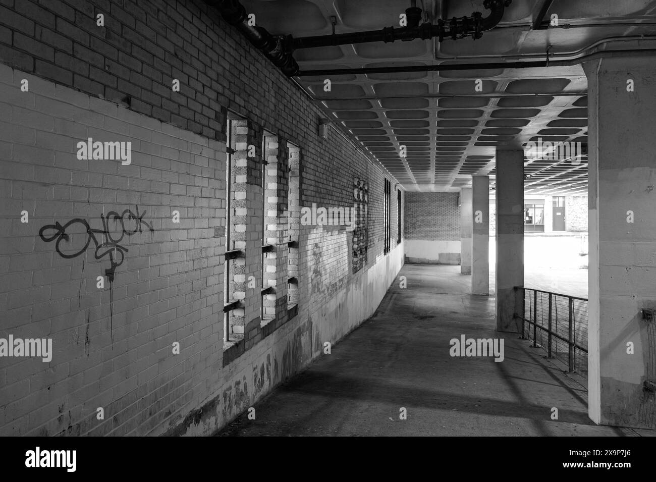 MOORFIELD À PLUSIEURS ÉTAGES PARKING CALENICK STREET TRURO TR1 2QD CORNWALL CONSTRUIT EN 1970 Banque D'Images