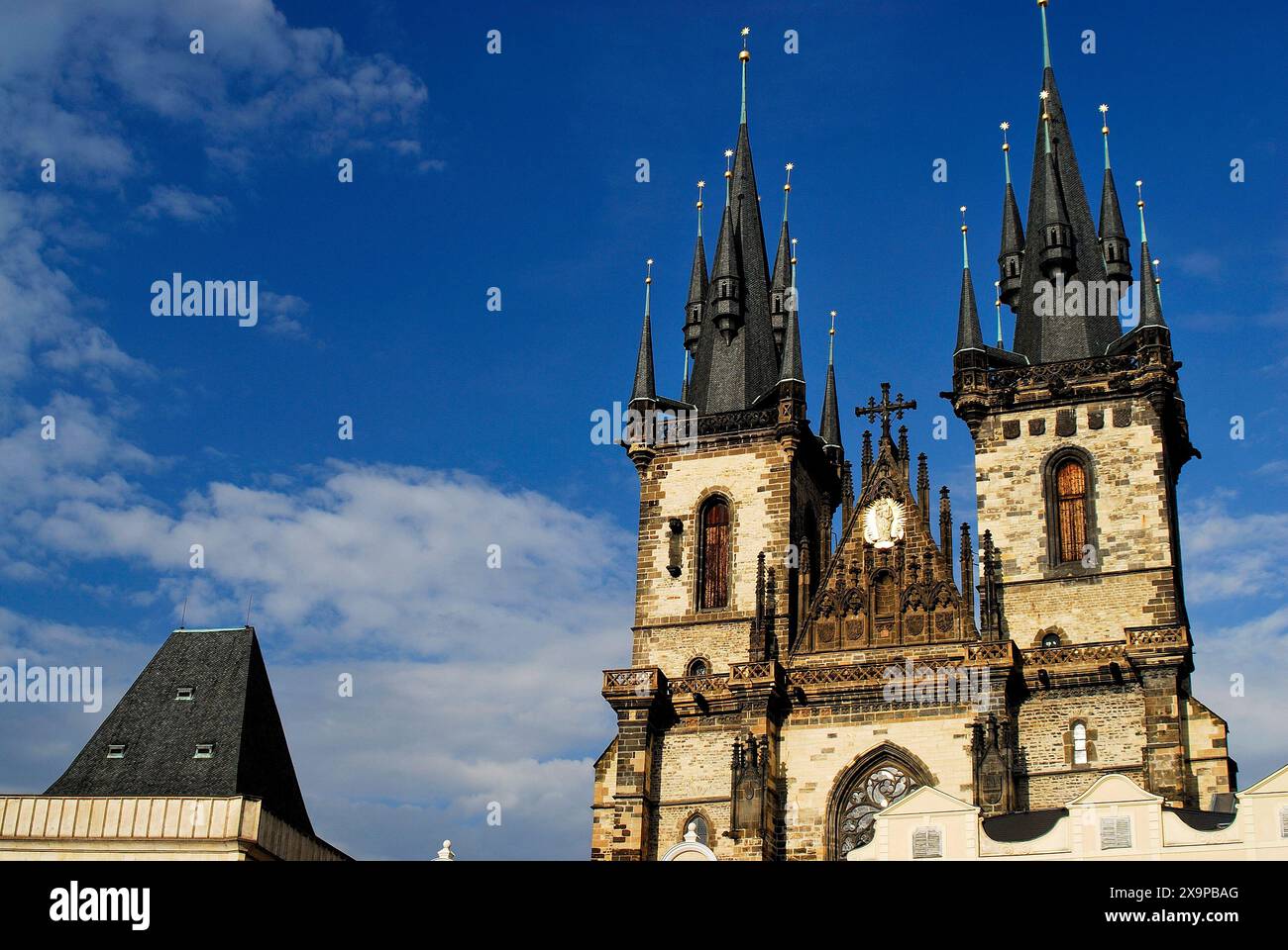 Place de la vieille ville de Prague, République tchèque Banque D'Images