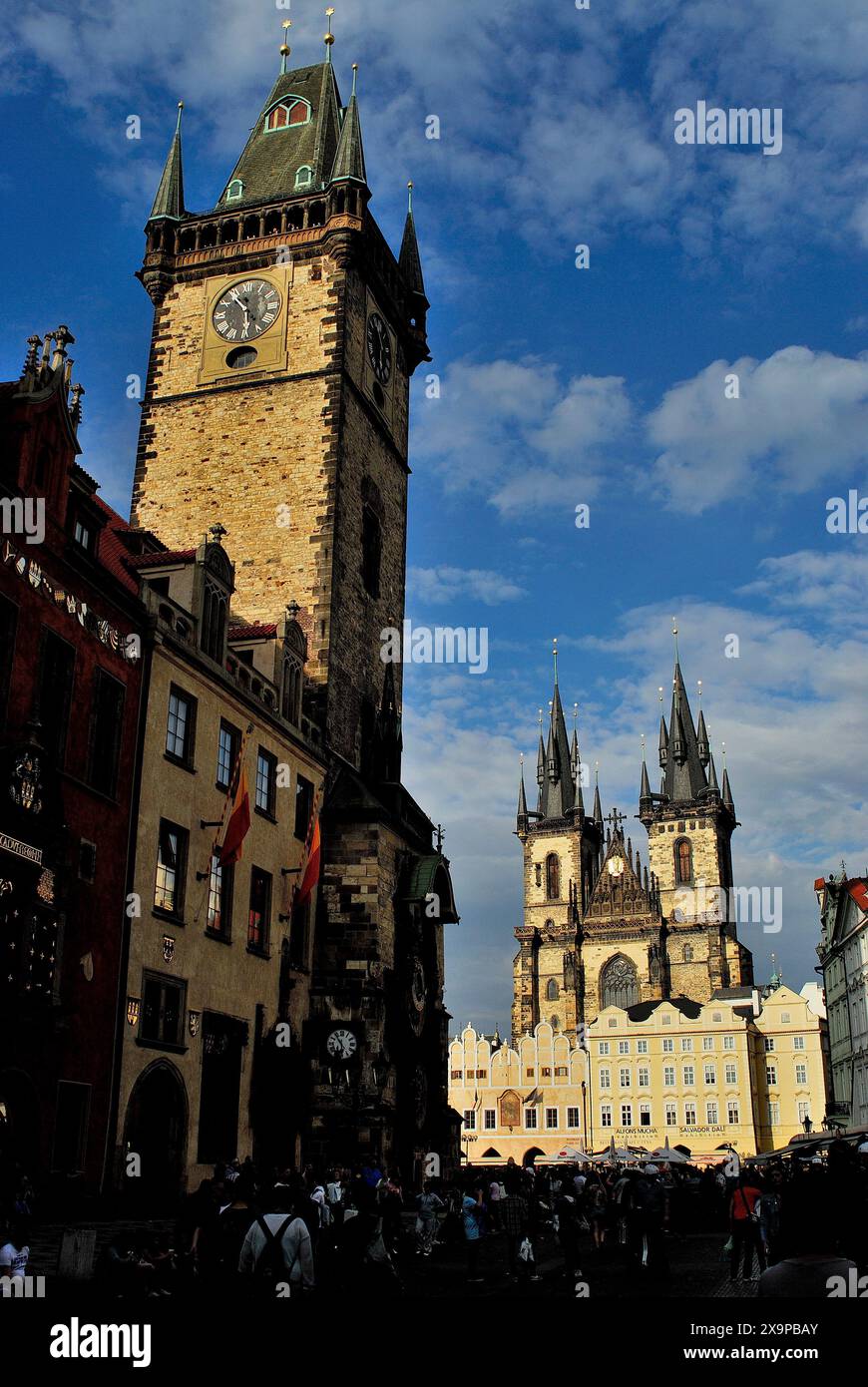 Place de la vieille ville de Prague, République tchèque Banque D'Images