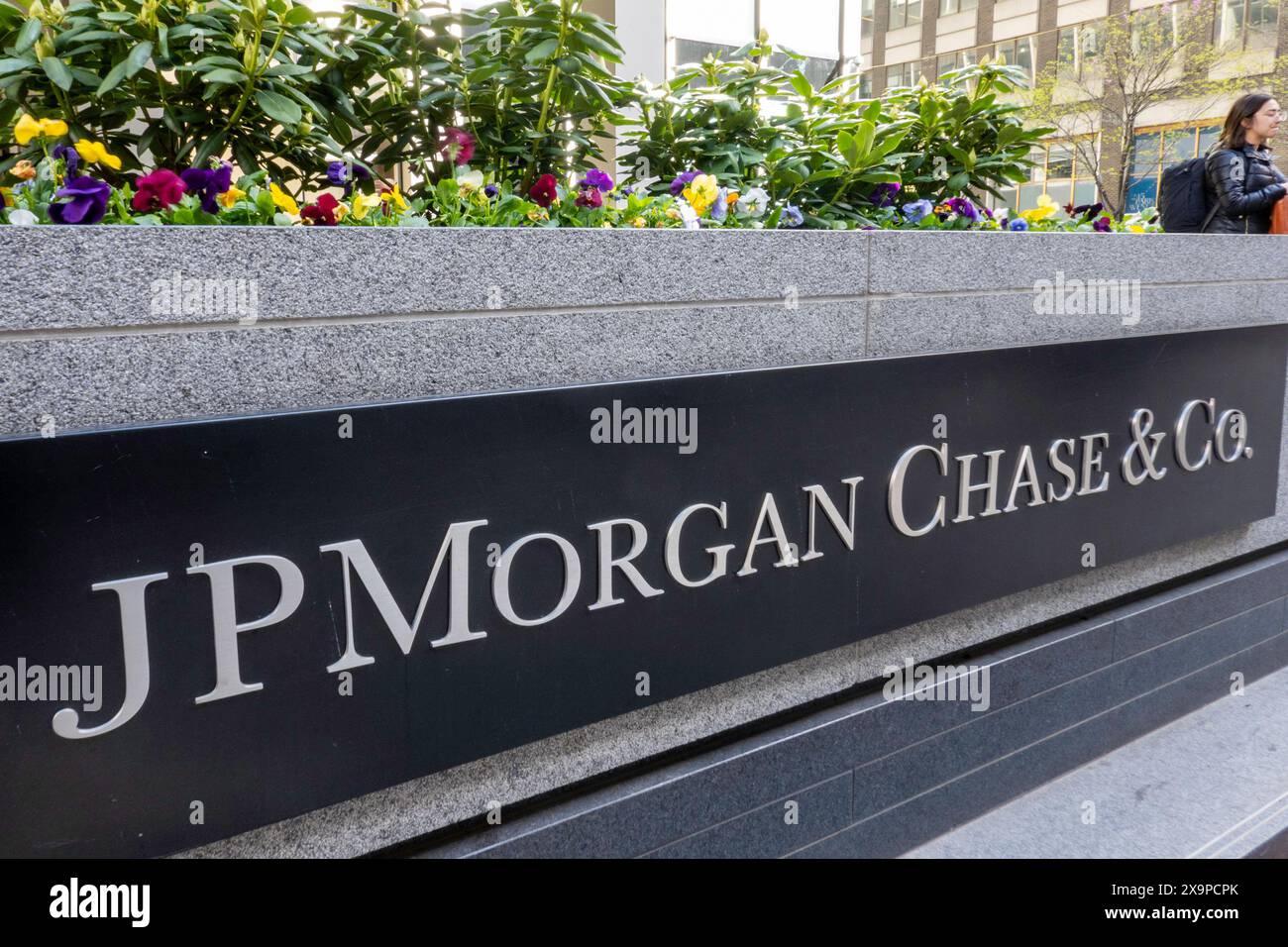 JP Morgan Chase Building est situé au 245 Park Avenue, 2024, NYC, États-Unis Banque D'Images