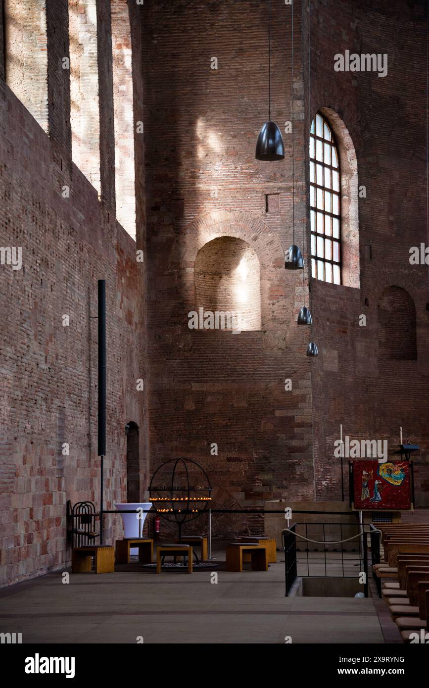 Basilique de Constantin à Trèves, Allemagne. Banque D'Images