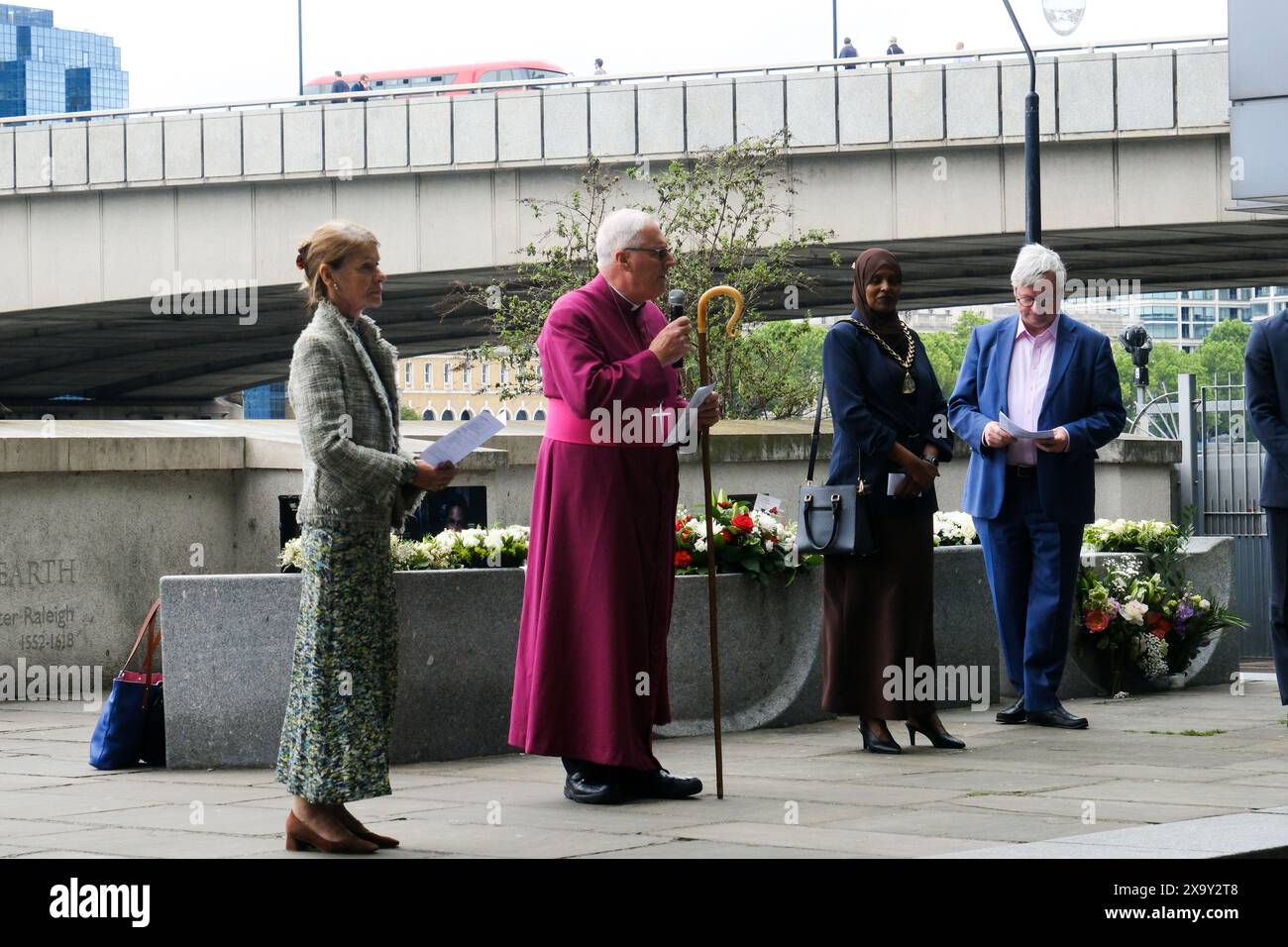 London Bridge, Londres, Royaume-Uni. 3 juin 2024 la commémoration du 7e anniversaire de l'attaque terroriste du pont de Londres. Credit : Matthew Chattle/Alamy Live News Banque D'Images