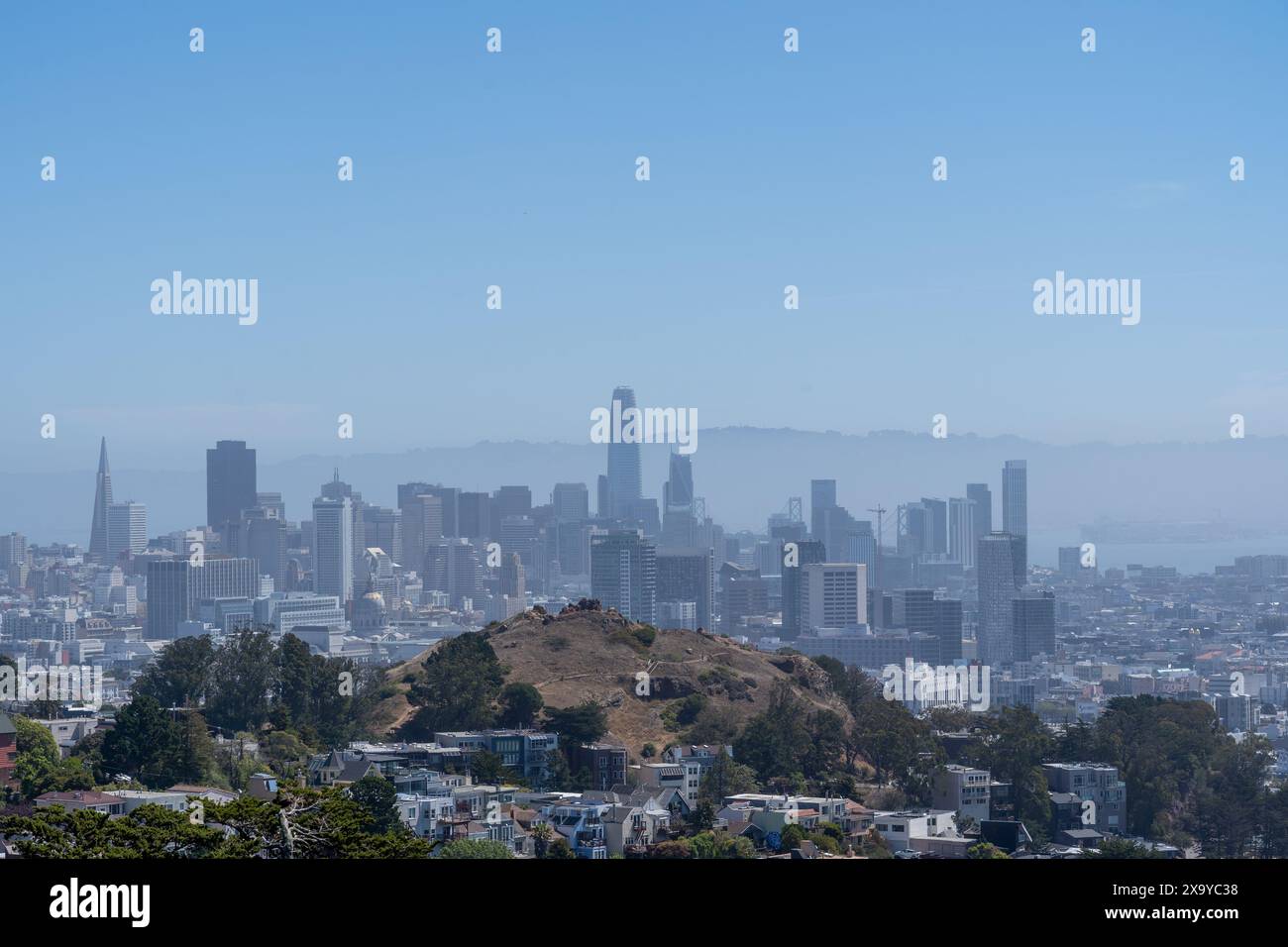 L'horizon de San Francisco, California, USA Banque D'Images