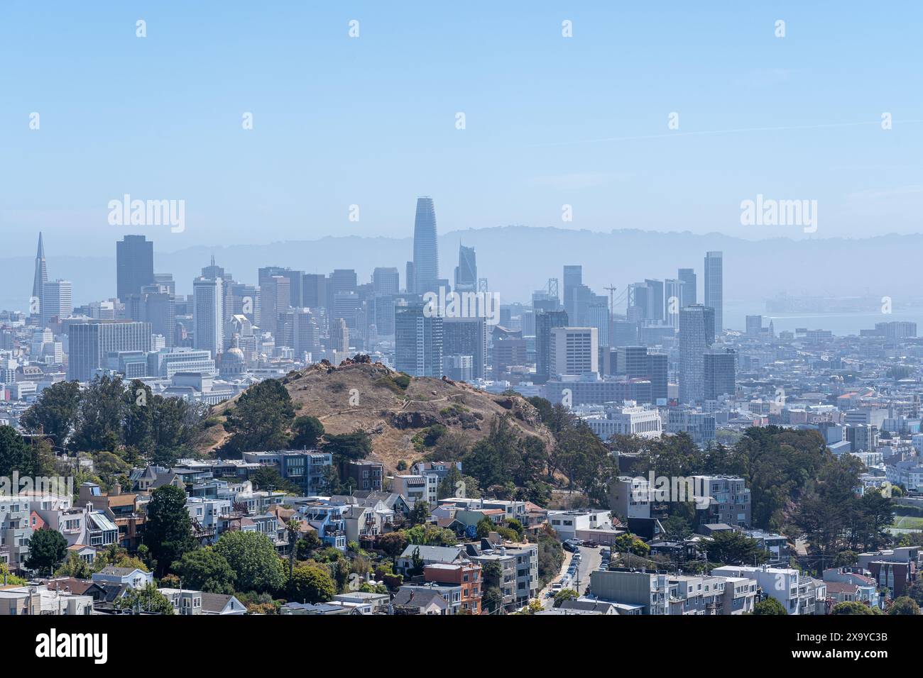 L'horizon de San Francisco, California, USA Banque D'Images