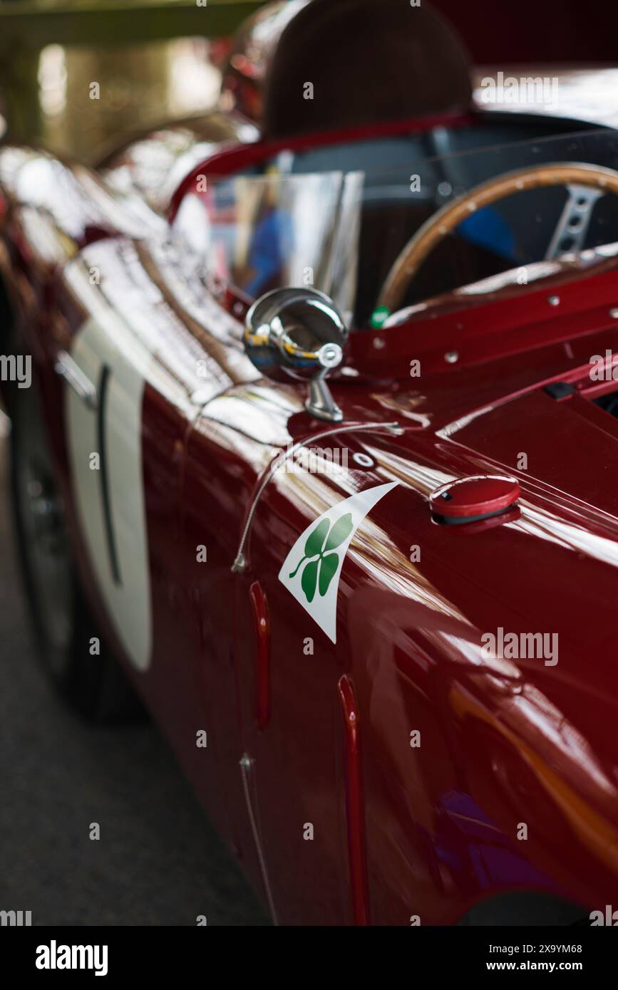 1953 Alfa Romeo 3000 Disco volante, participant au Trophée Peter Collins lors de la 81e réunion des membres, Goodwood Motor Racing circuit, Chichester, Royaume-Uni Banque D'Images