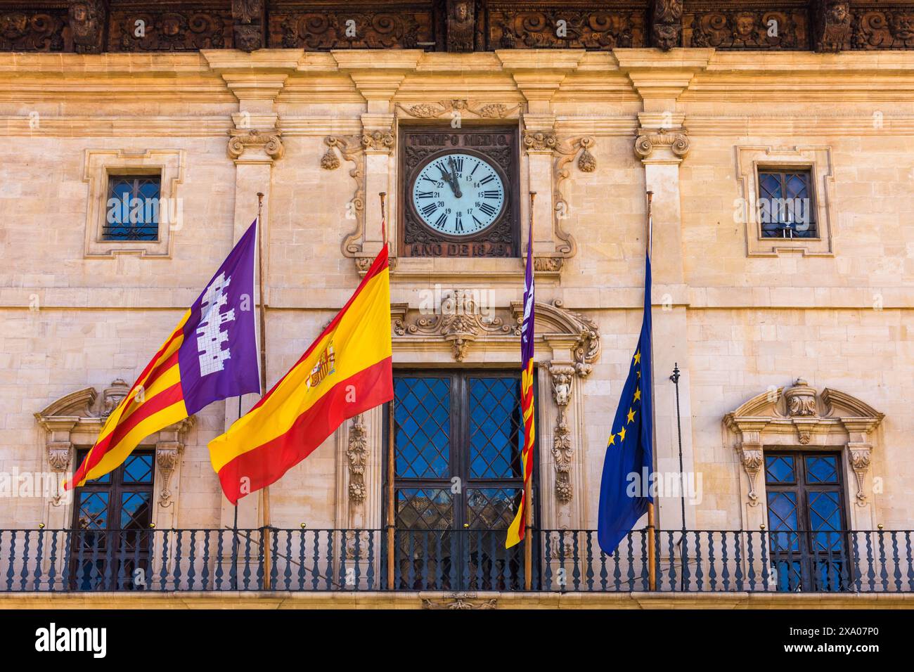 Le conseil municipal de Palma de Majorque, Îles Baléares, Espagne Banque D'Images