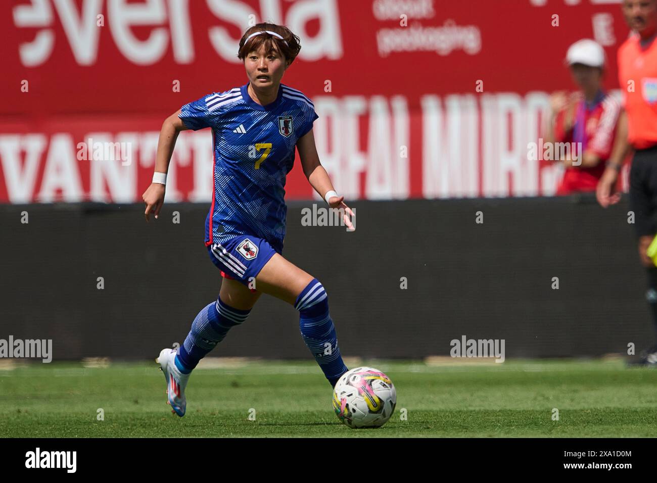 Murcie, Espagne. 03 juin 2024. MURCIE, ESPAGNE - 3 juin : Hinata Miyazawa, du Japon, réagit lors du match amical international féminin entre la Nouvelle-Zélande et la Japon WNT à l'Estadio Nueva Condomina, Murcie, Espagne, lundi 3 juin 2024. (Photo de Francisco Maciá/photo Players images) crédit : Magara Press SL/Alamy Live News Banque D'Images