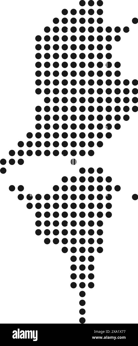 élément d'illustration de conception d'icône de carte mozambique Illustration de Vecteur