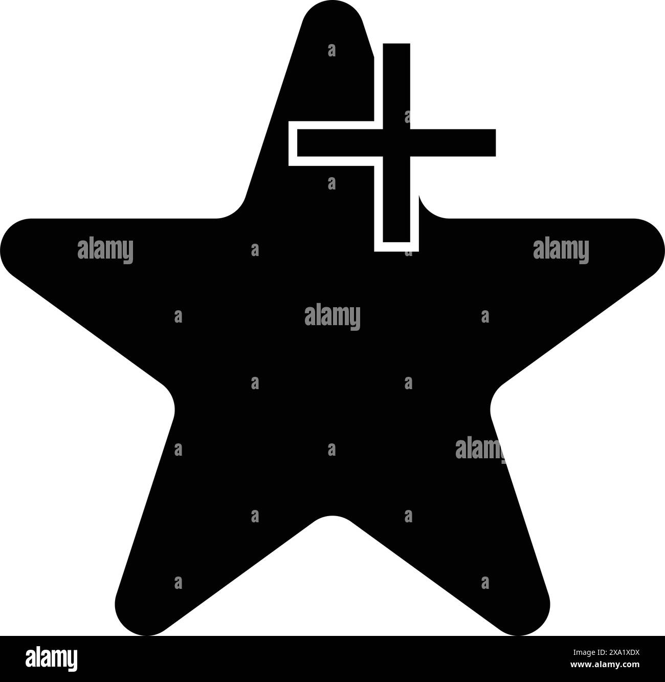 icône de l'ordinateur sfavorite, ajouter au site web favori et à l'illustration de l'application de jeu designi Illustration de Vecteur