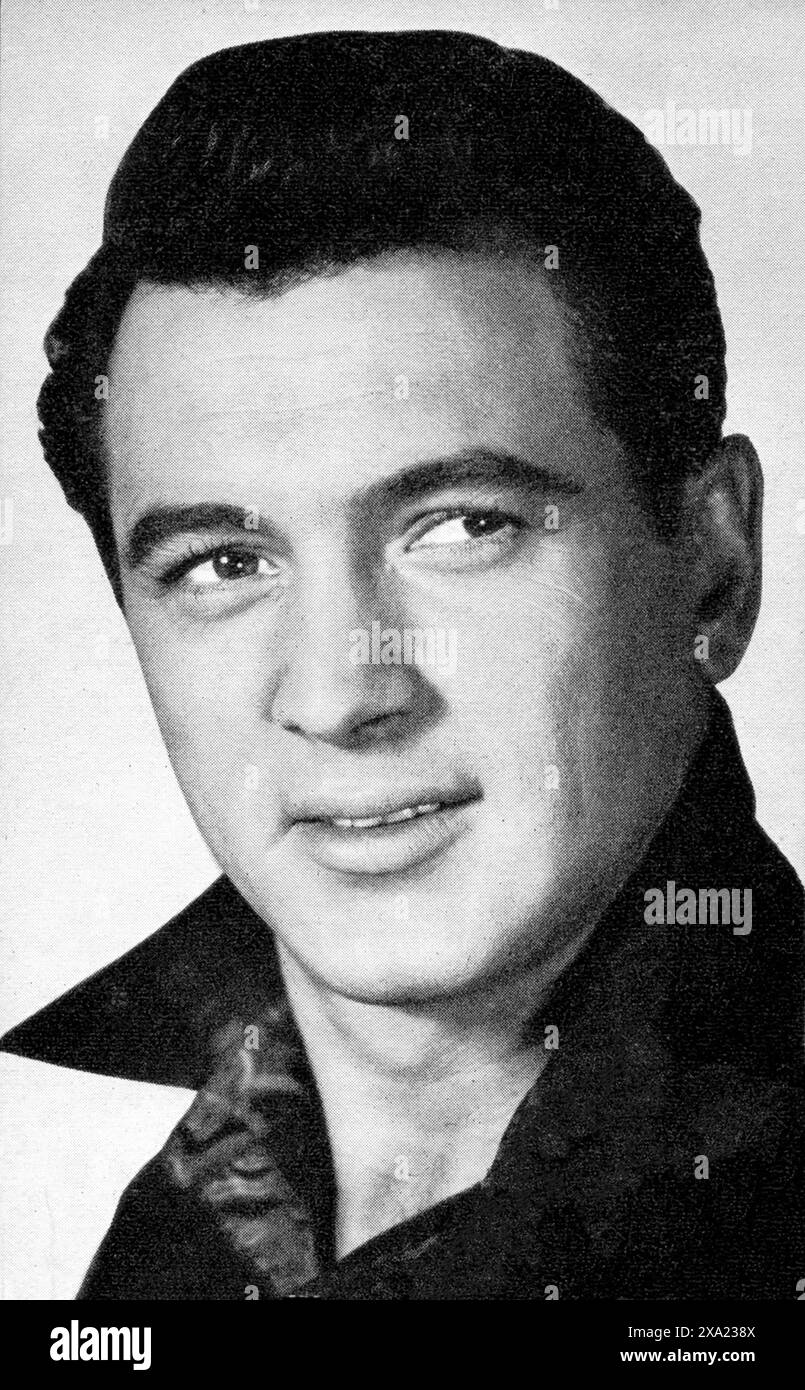 Rock Hudson, souvenir, collection, carte postale, Hollywood, Star de cinéma Banque D'Images