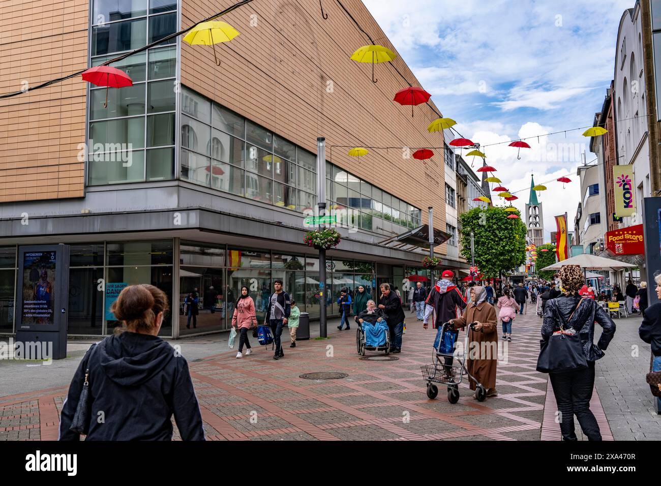 La succursale fermée de la chaîne de grands magasins Galeria Kaufhof à Gelsenkirchen, sur Bahnhofstraße, NRW, Allemagne, Banque D'Images