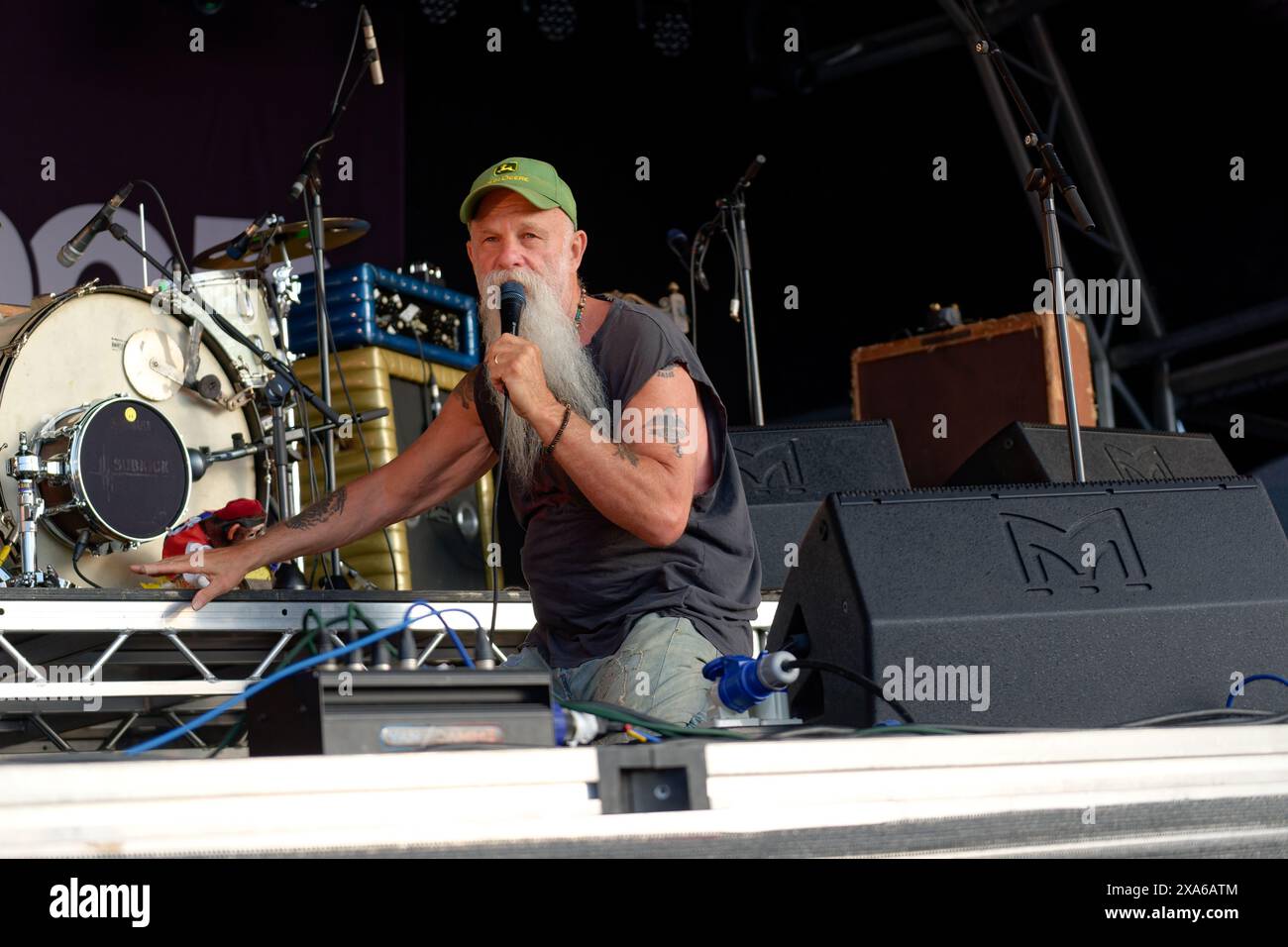 Seasick Steve, Wychwood Festival, Cheltenham, Gloucestershire, Royaume-Uni, 31/05/2024, Credit:Michael Palmer/Alamy Live News Banque D'Images