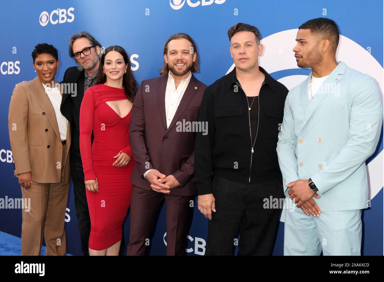 CBS Fall Preview Party au Paramount Studios le 2 mai 2024 à Los Angeles, CA avec la participation de : Jules Latimer, Billy Burke, Stephanie Arcila, Max Thieriot, Kevin Alejandro, Jordan Calloway où : Los Angeles, Californie, États-Unis quand : 03 mai 2024 crédit : Nicky Nelson/WENN Banque D'Images