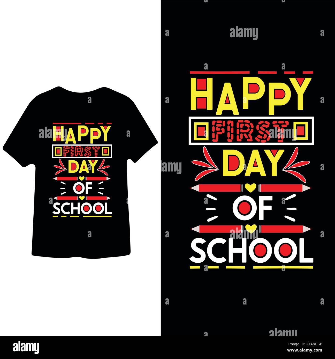 First school days Banque d'images vectorielles - Alamy