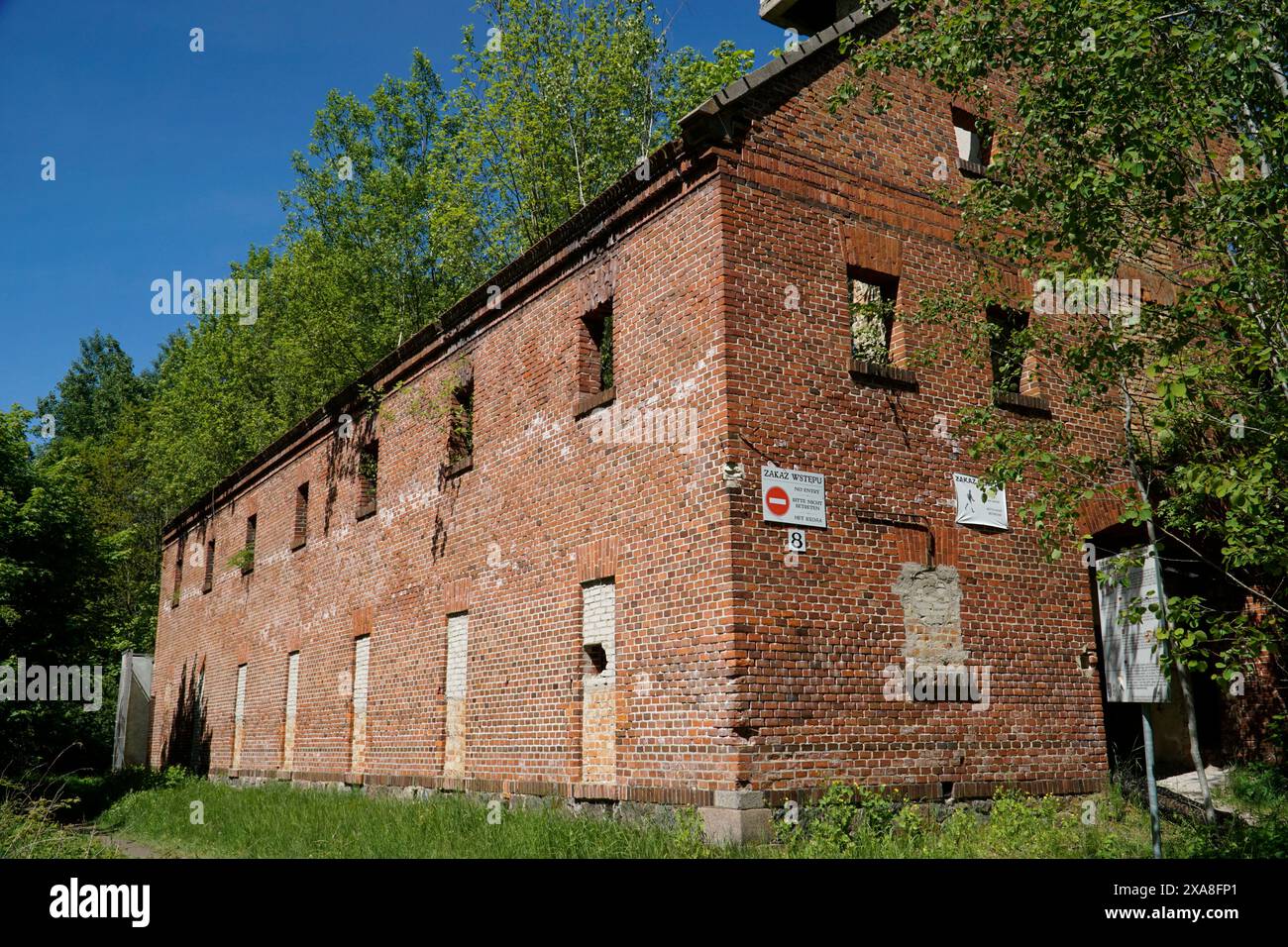 Gizycko, Pologne - 13 mai 2024 - ancienne forteresse de Boyen prussienne Banque D'Images
