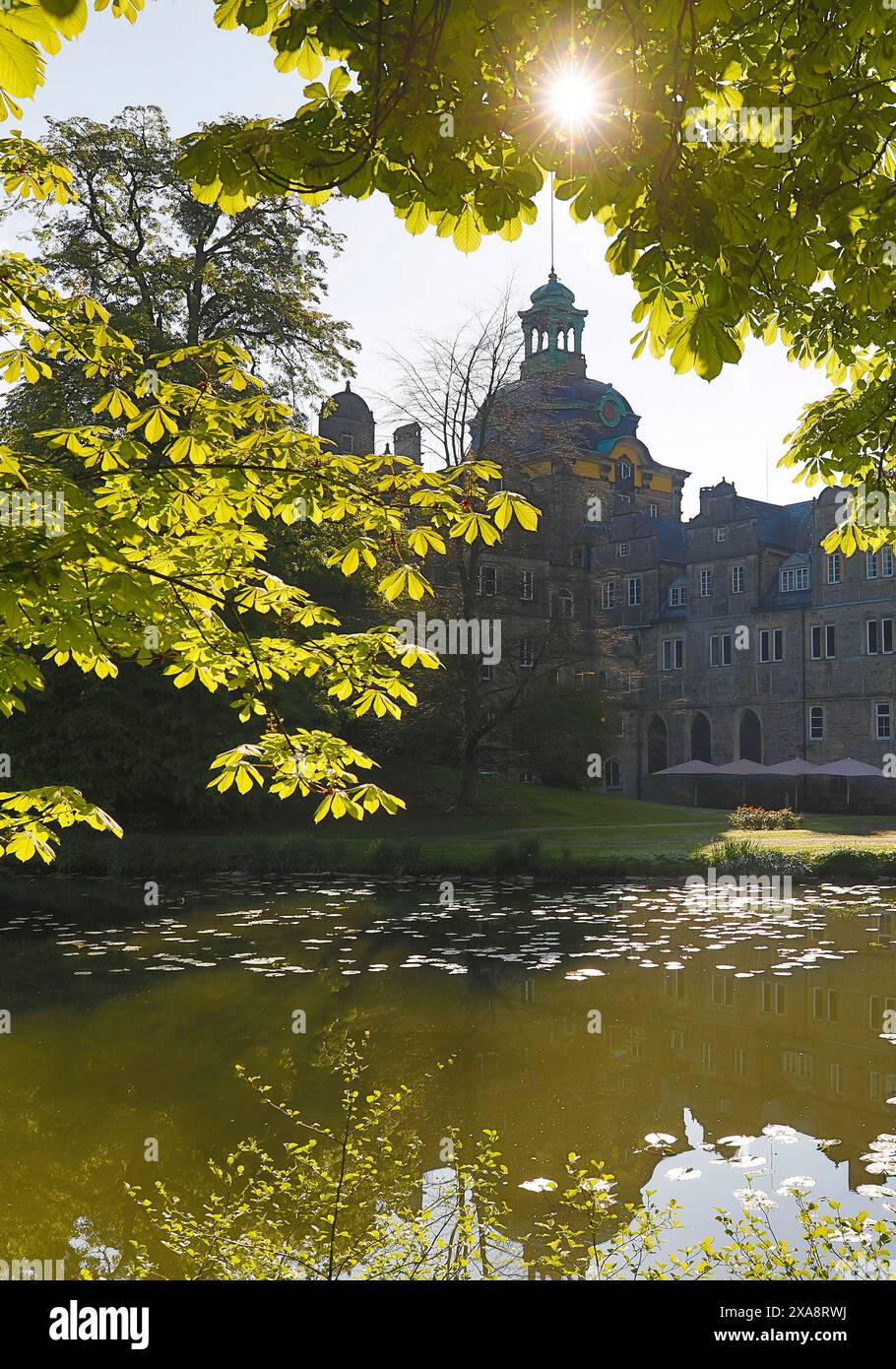 Château de Bueckeburg, siège ancestral de la Maison de Schaumburg-Lippe, Allemagne, basse-Saxe, Bueckeburg Banque D'Images