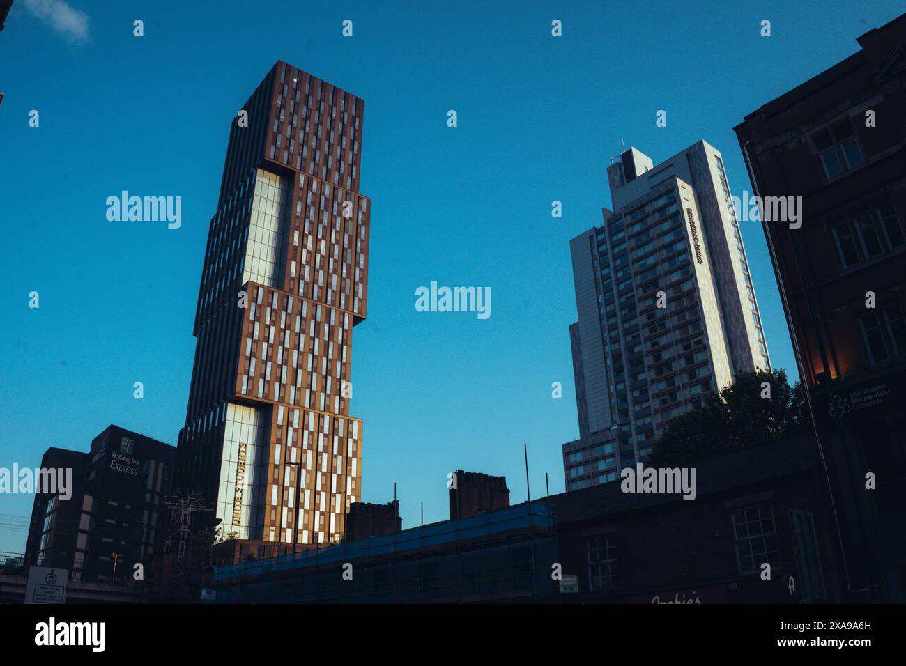 UNITE Student Halls à Manchester Banque D'Images