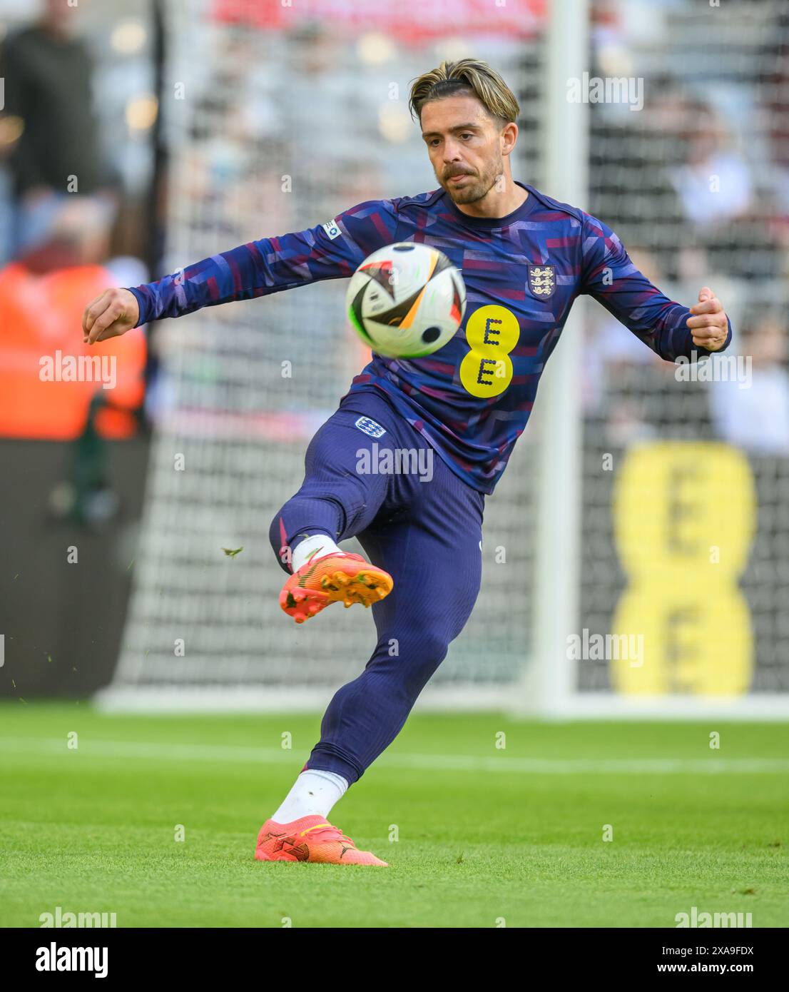 03 juin 2024 - Angleterre v Bosnie-Herzégovine- International Friendly - St James' Park. Jack Grealish. Image : Mark pain / Alamy Live News Banque D'Images