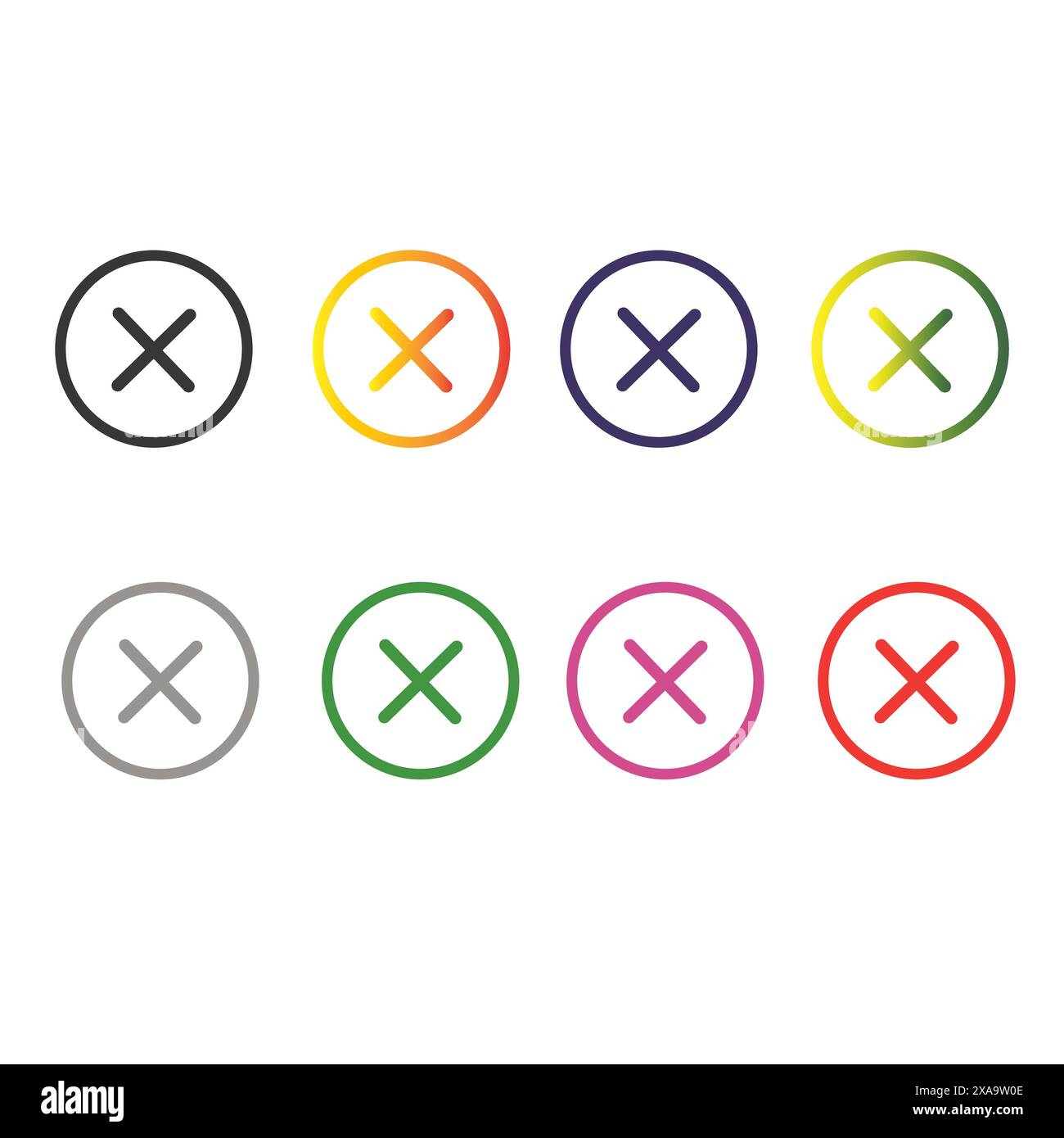 Collection d'icônes de médias sociaux. Collection d'icônes professionnelles Illustration de Vecteur