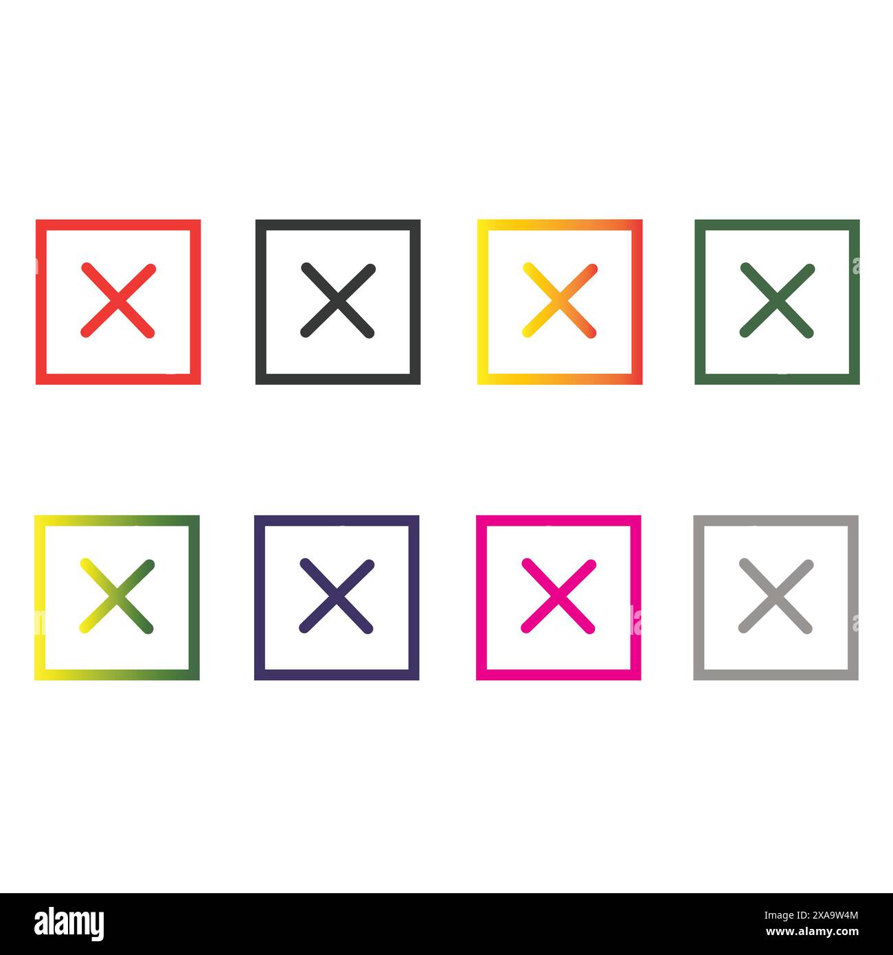 Collection d'icônes de médias sociaux. Collection d'icônes professionnelles Illustration de Vecteur