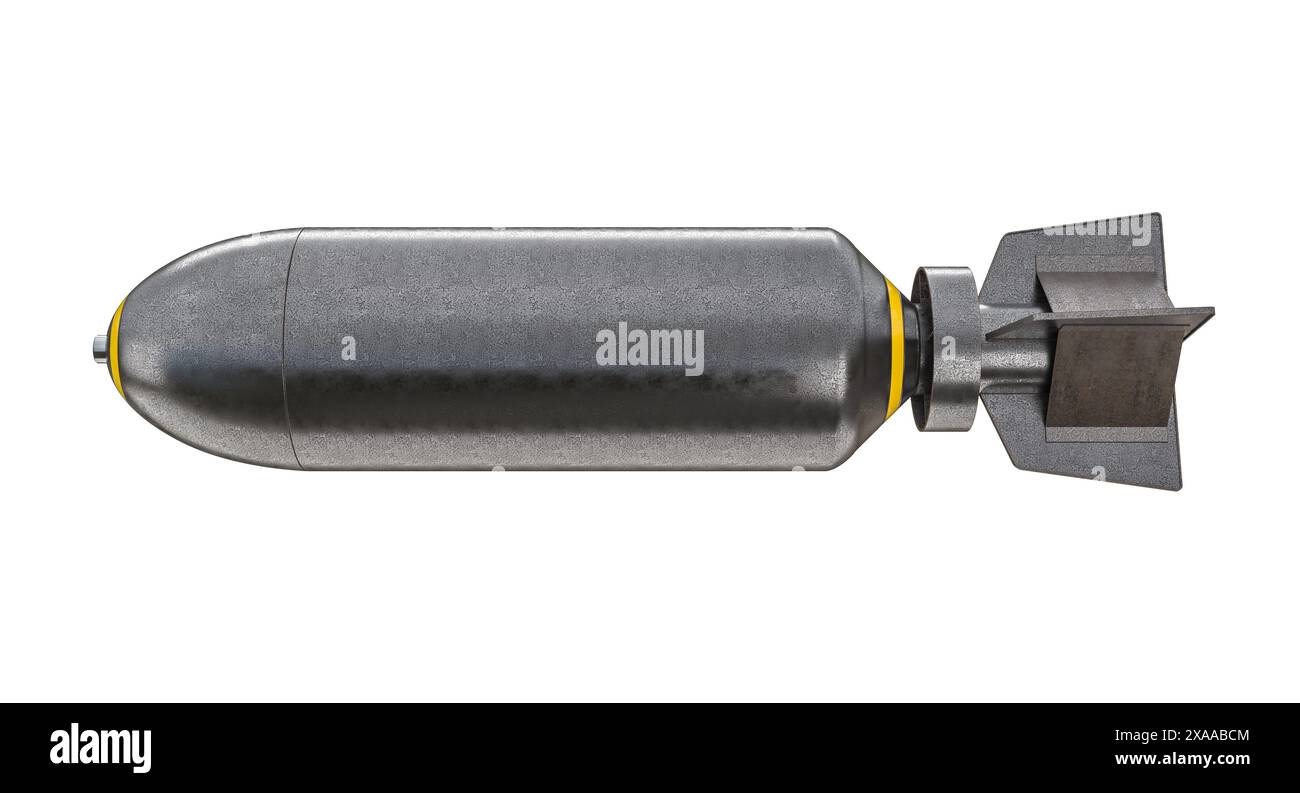 l'arme à bombe-missile contemporaine a isolé la transparence Banque D'Images