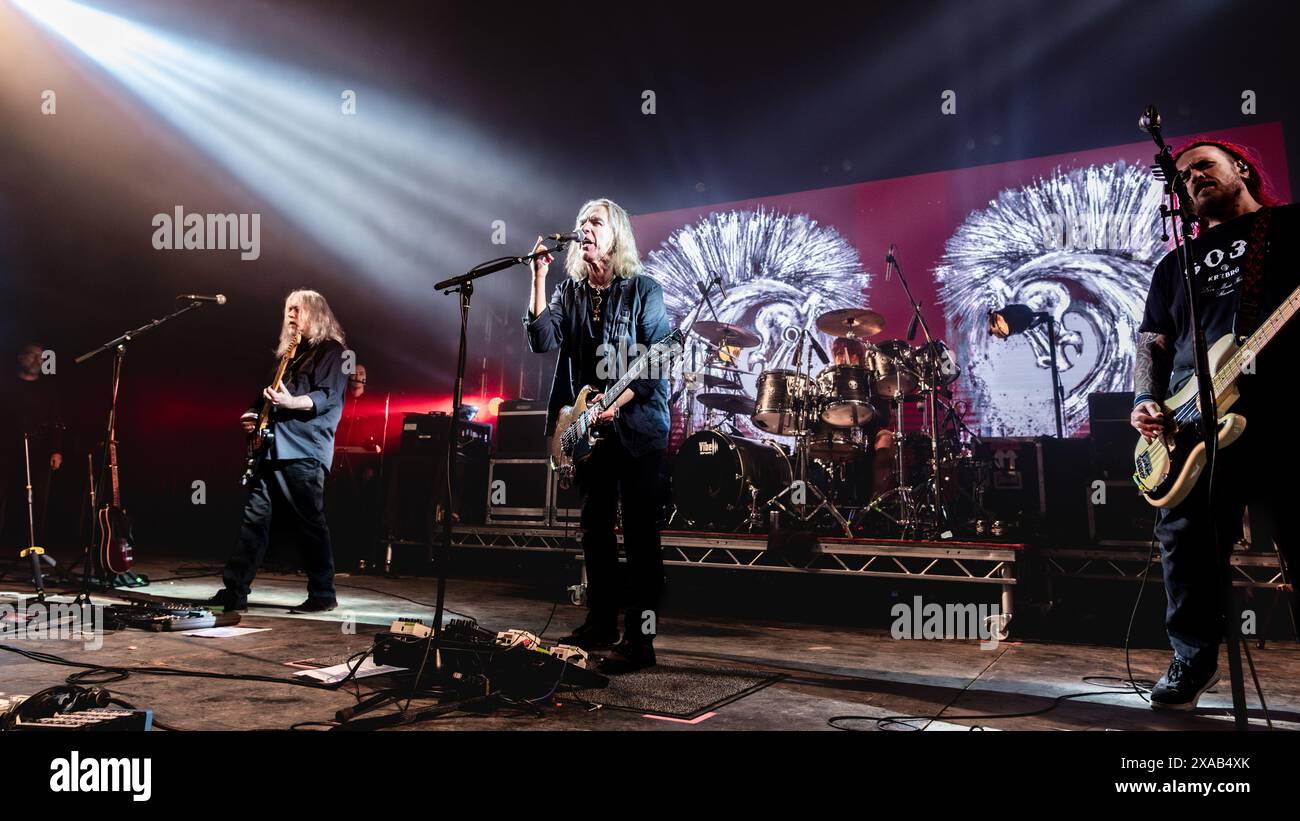 New Model Army au Bearded Theory Festival 2024 Banque D'Images